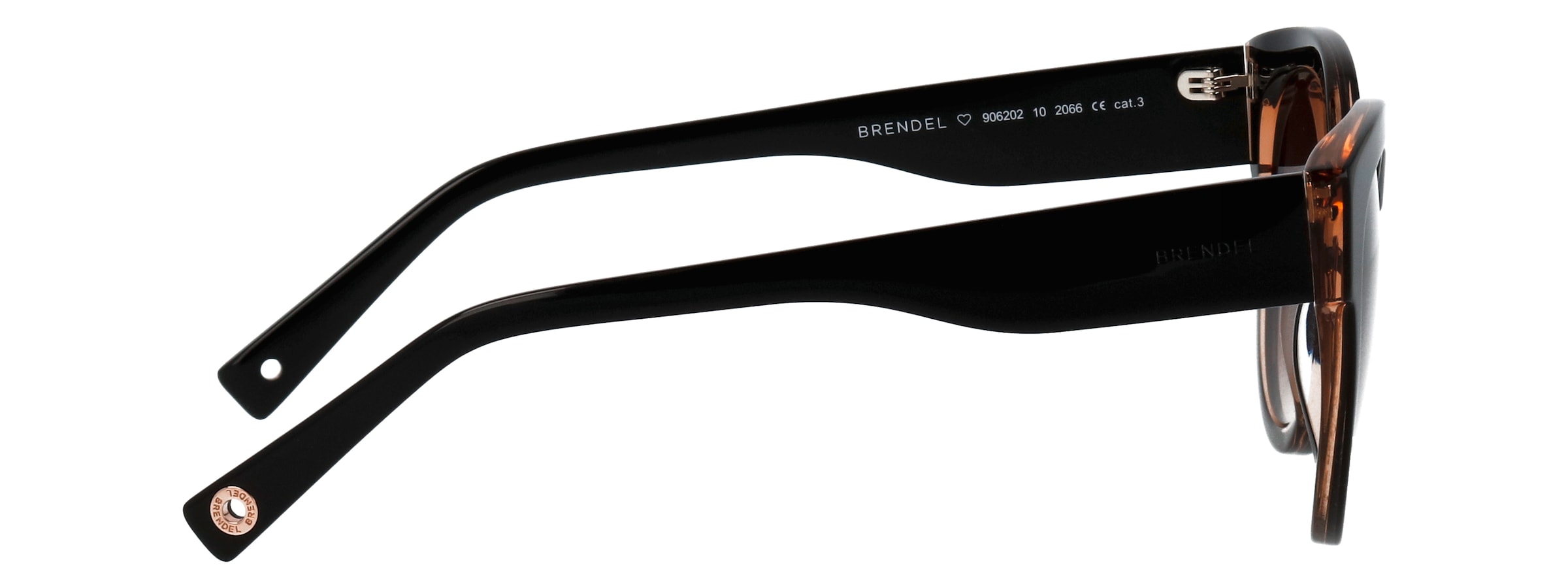 BRENDEL eyewear Sonnenbrille »Modell 906202« Form Panto, Logoschriftzug auf Bügel, Kunststofffassung