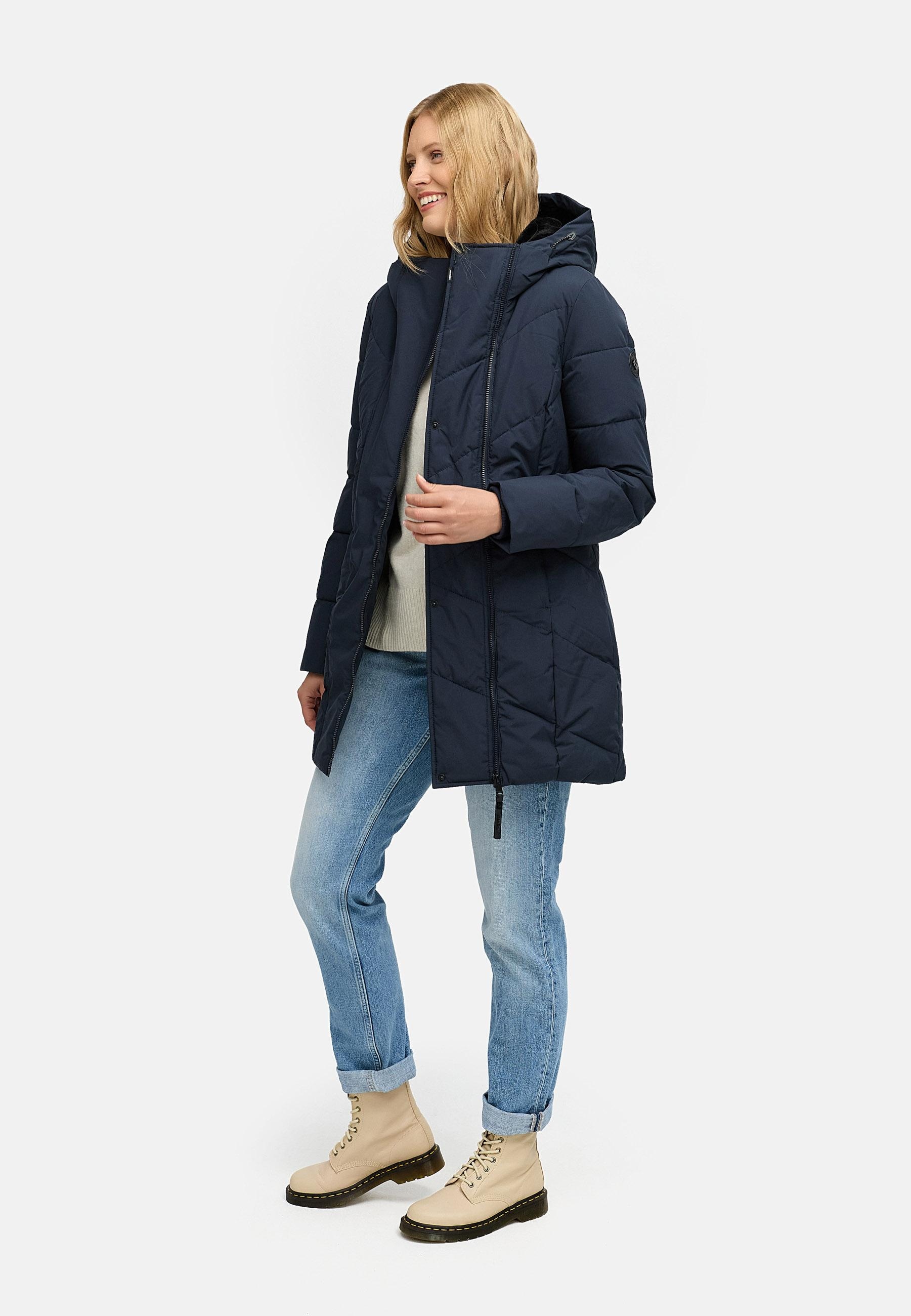 Ragwear Steppmantel »Pevilla YOUMODO« Wasserdichter Damen Winter gesteppter Kurzmantel