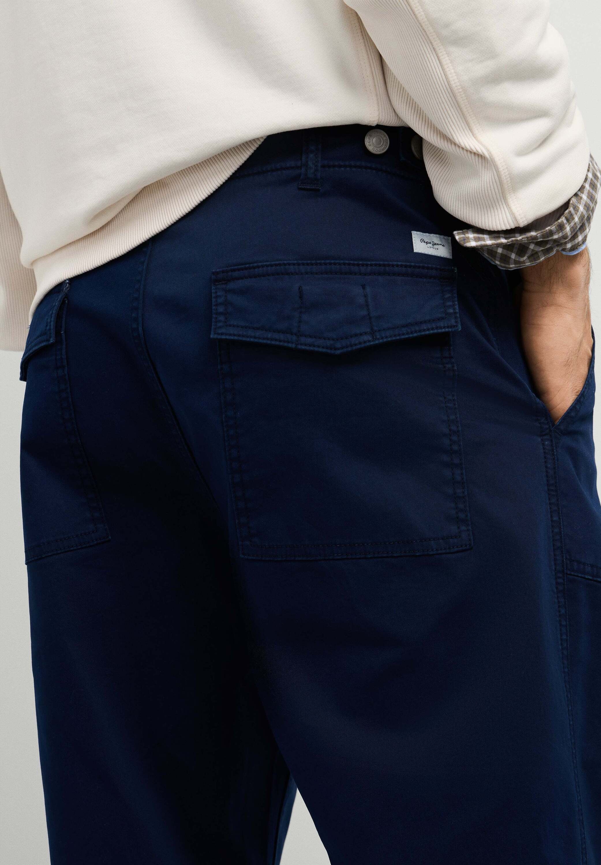Pepe Jeans Funktionshose »trousers RELAXED FATIGUE TWILL PANT«