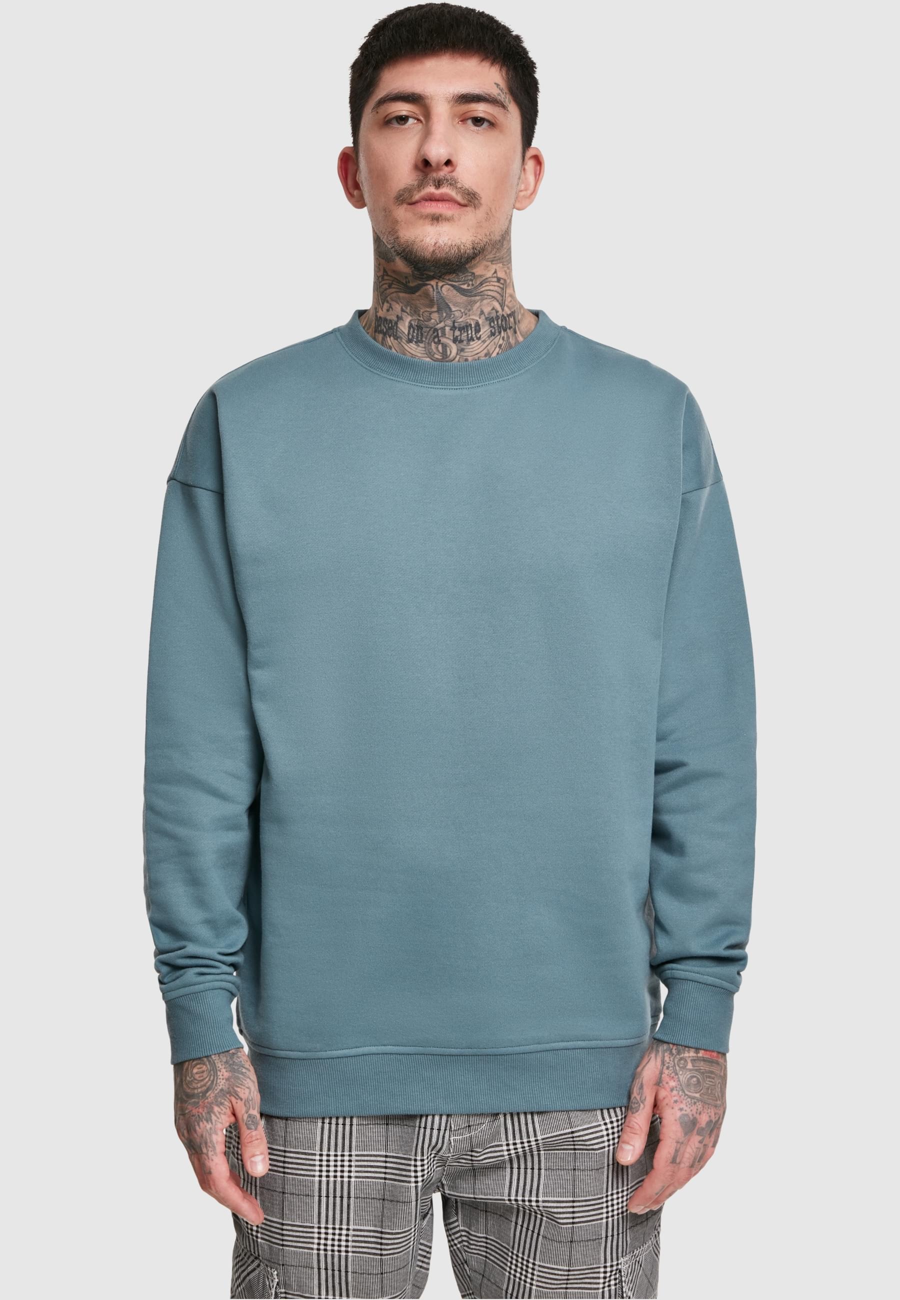 URBAN CLASSICS Rundhalspullover »Urban Classics Herren Sweat Crewneck«, (1 tlg.)
