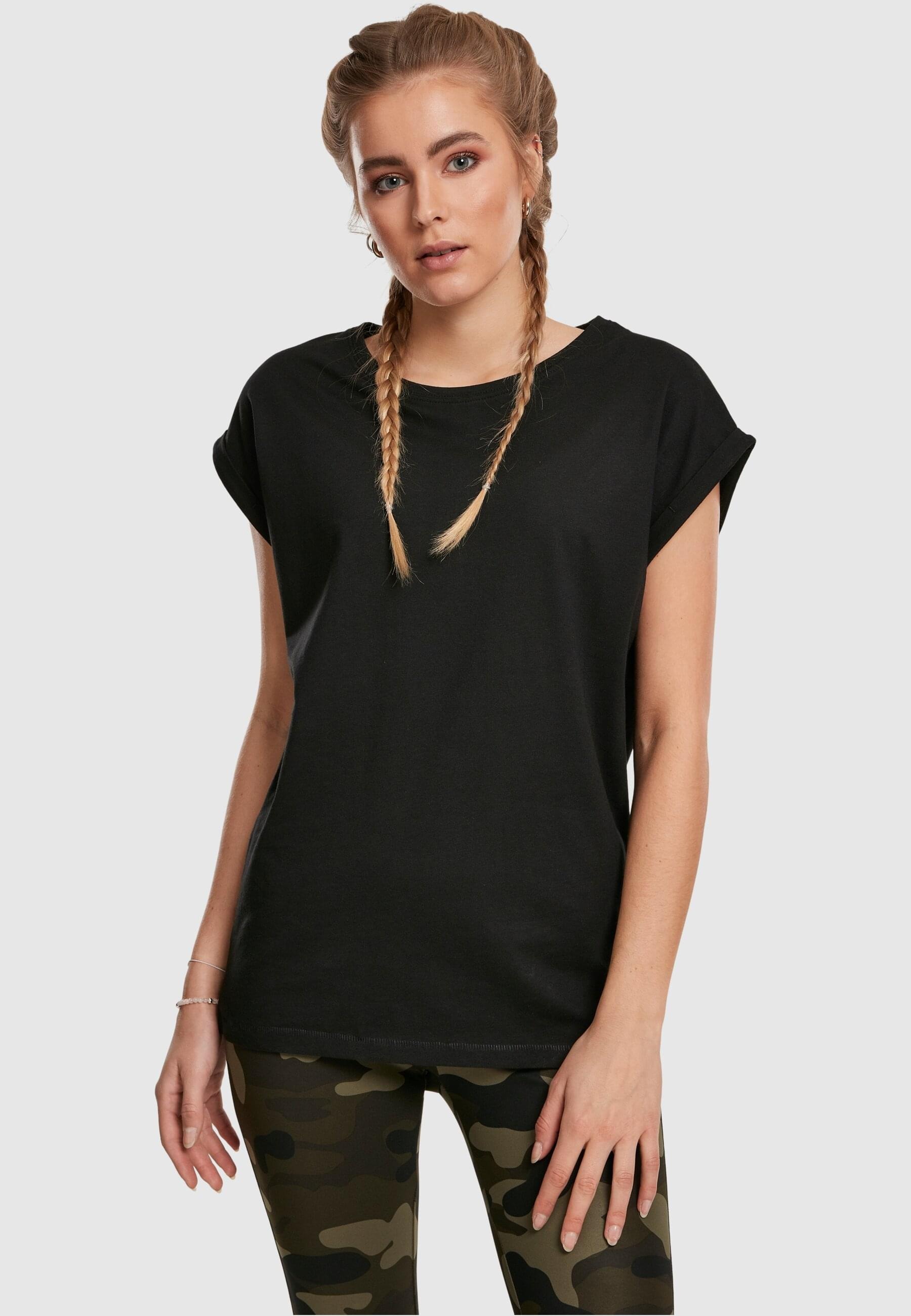 URBAN CLASSICS T-Shirt »Urban Classics Damen Ladies Extended Shoulder Tee 2-Pack«, (1 tlg.)