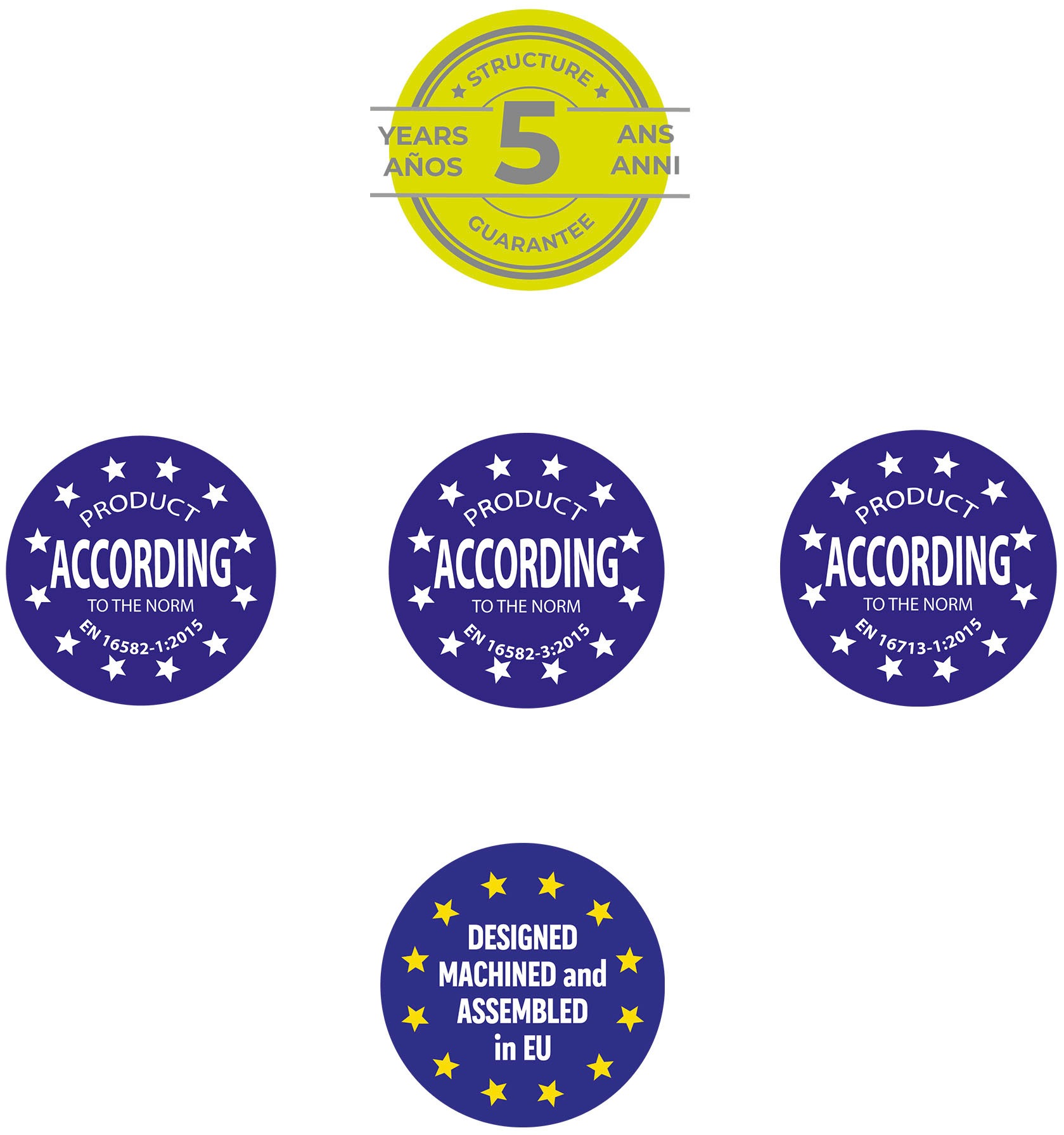 Gre Rundpool »Groenlandia inkl. Zubehör« Höhe: 132 cm, in versch. Größen erhältlich