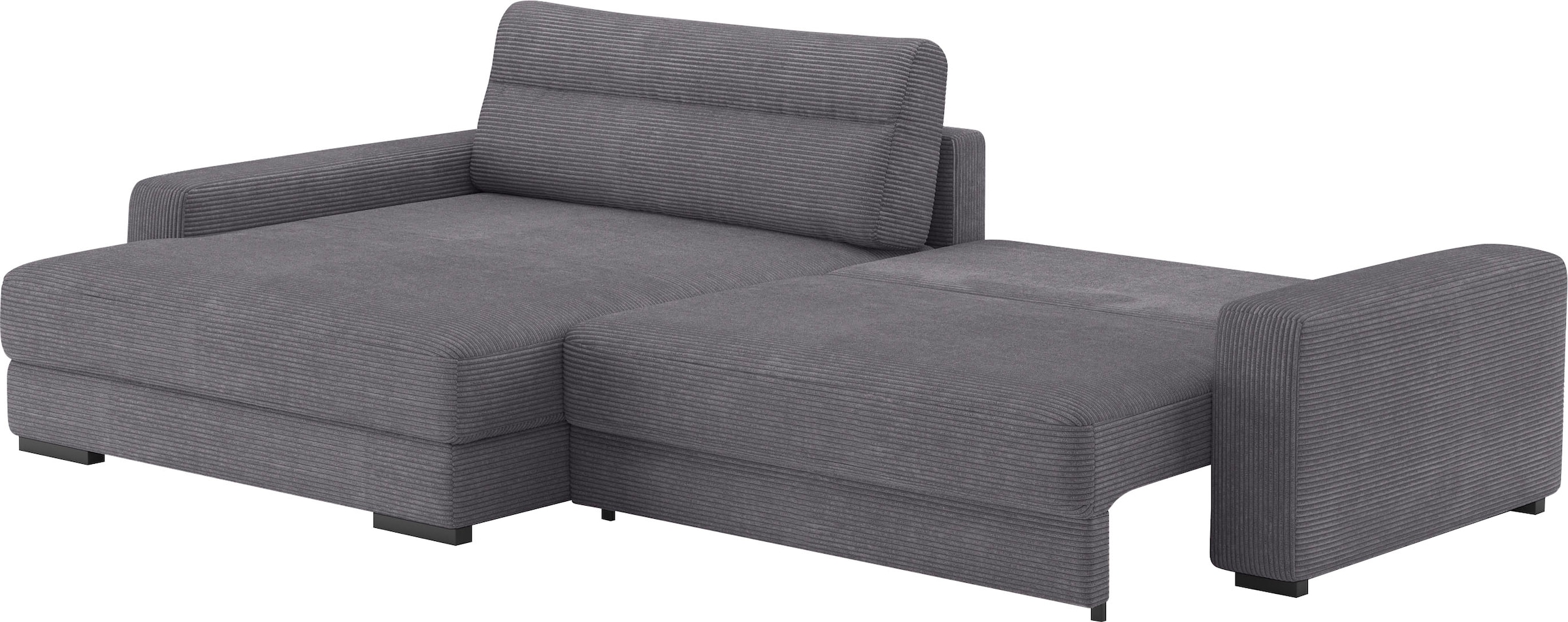 Mr. Couch Ecksofa »Marcello DuraFlex L-Form«, EasyBett, Bettkasten, Kaltschaumpolsterung, bis 140 kg belastbar
