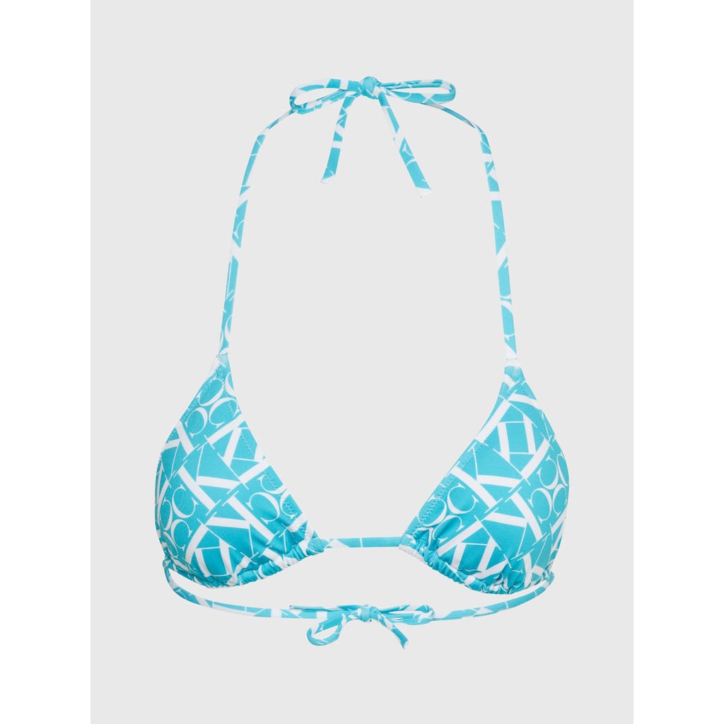 Calvin Klein Swimwear Triangel-Bikini-Top »TRIANGLE-RP-PRINT«, mit Bindeband