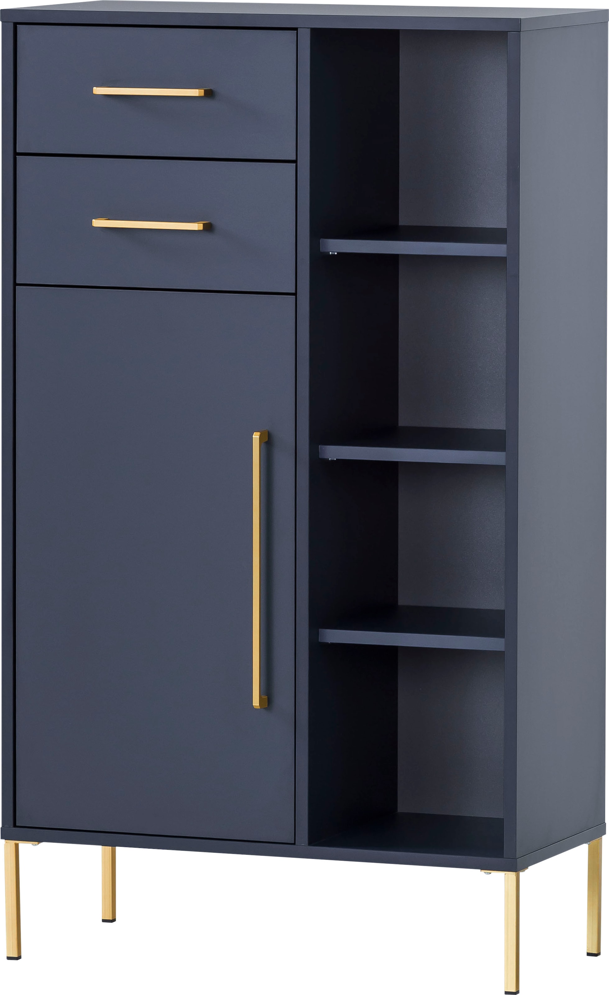 welltime Midischrank "Kent, Midischrank, Made in Germany, B: 67 cm" Solide Verarbeitung - Dieses Produkt ist in Deutschland gefertigt
