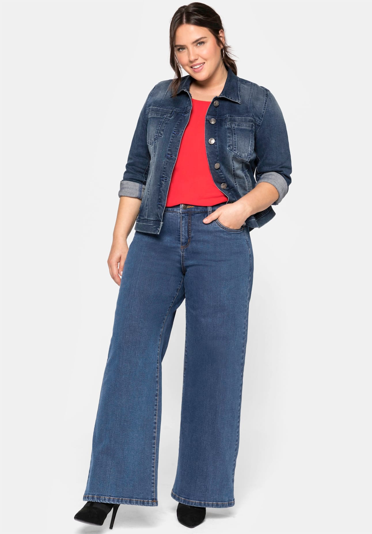 Sheego Jeansjacke günstig online kaufen
