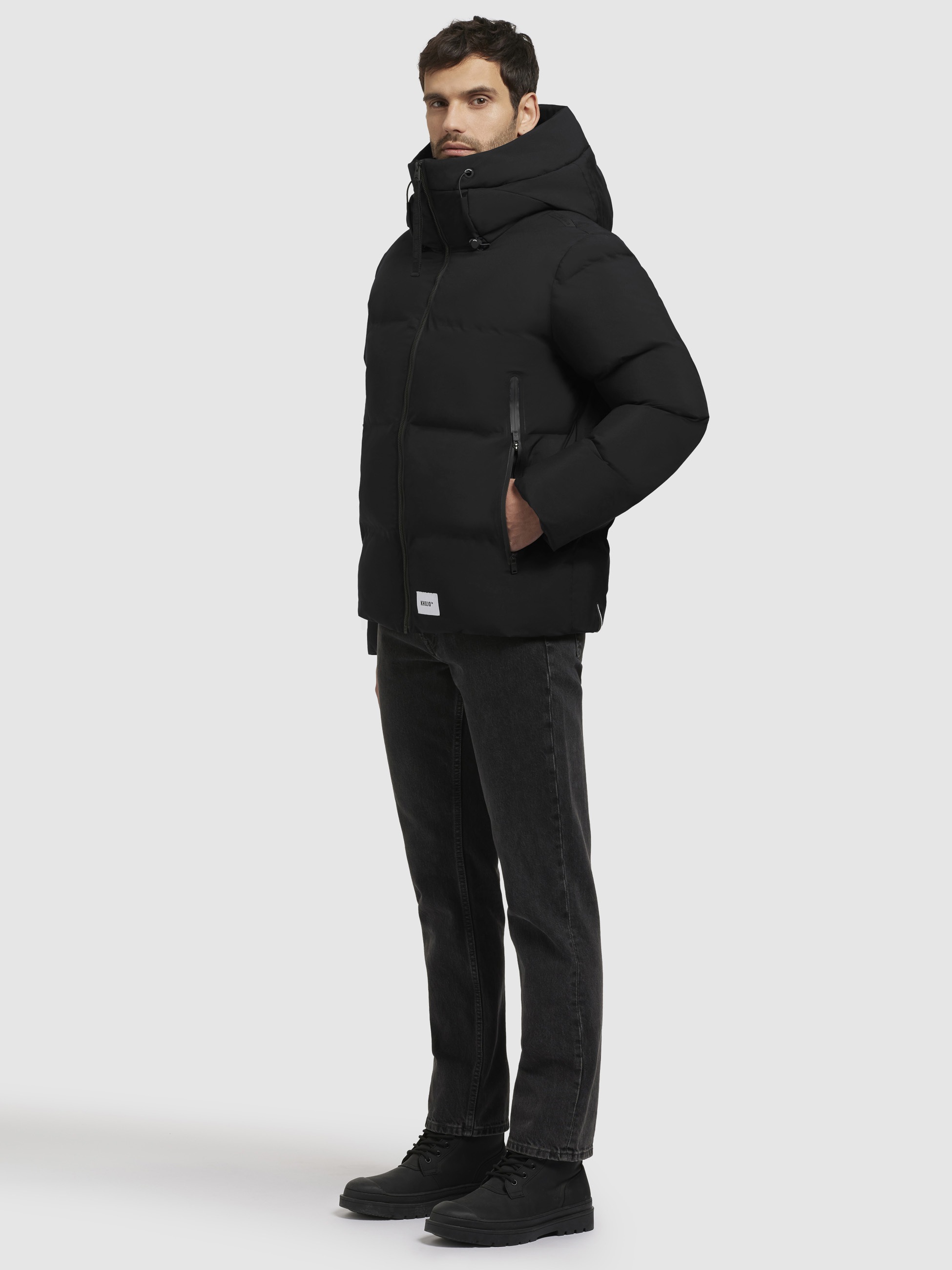 khujo Steppjacke »WESH2«, mit Kapuze