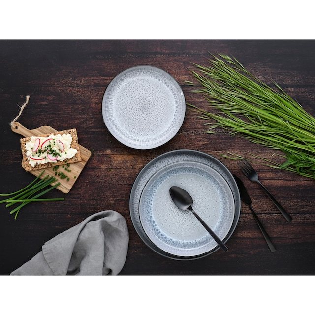 CreaTable Teller-Set »Nordic Fjord«, (Set, 18 tlg.), je 6 Speiseteller 26 cm,  Suppenteller 22,5 cm, Dessertteller 19,5 cm | BAUR