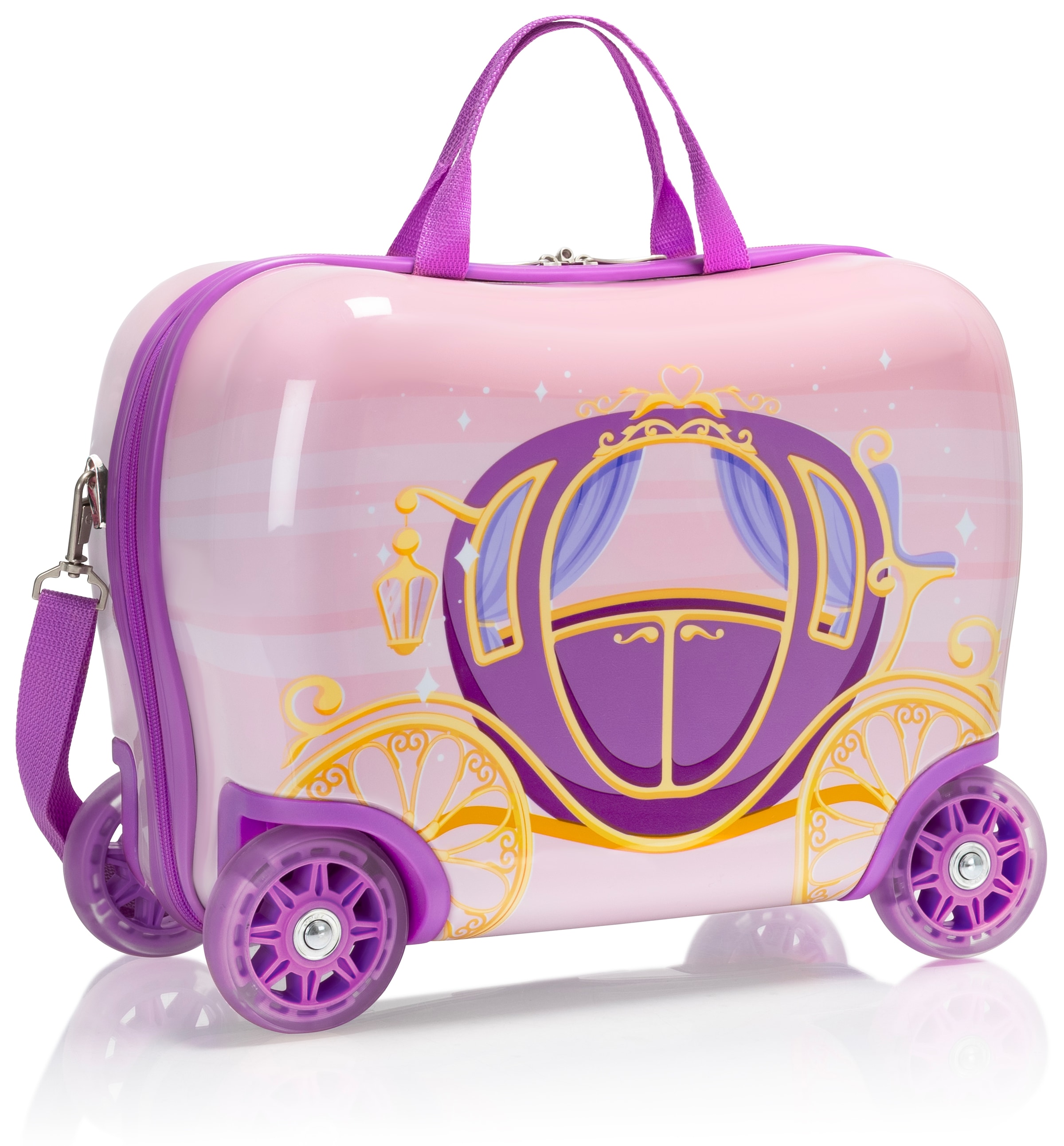 Heys Kinderkoffer »Kinderkoffer Heys Kids Ride-On Luggage«, 4 Rollen, Kindertrolley, Kinderreisegepäck, Königliche Kutsche, Handgepäck