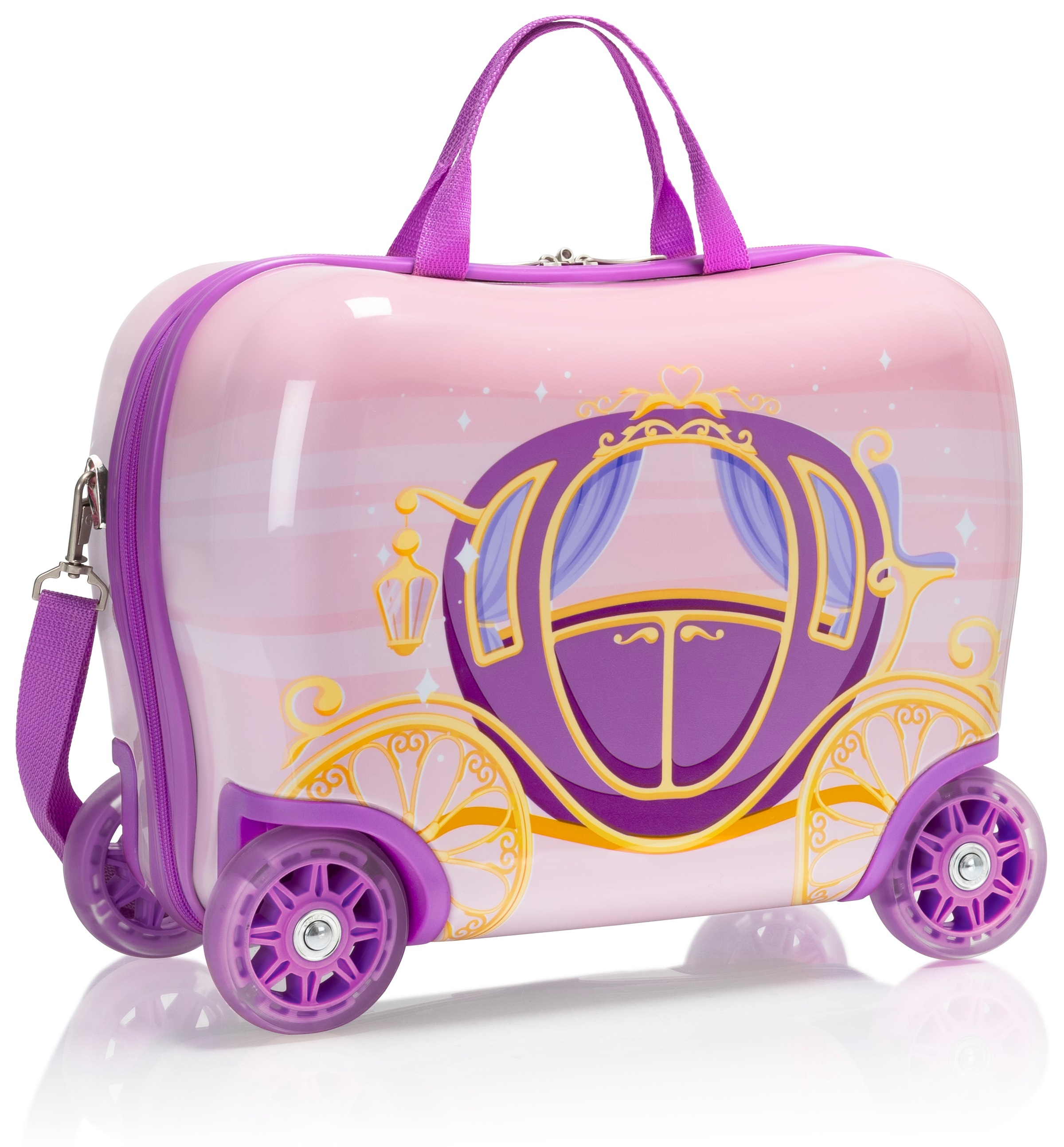 Heys Kinderkoffer "Kinderkoffer Heys Kids Ride-On Luggage, 16 Cm" 25 L 4 Rollen Heys X Joachim Llambi Kindertrolley Kinder Reisegepäck