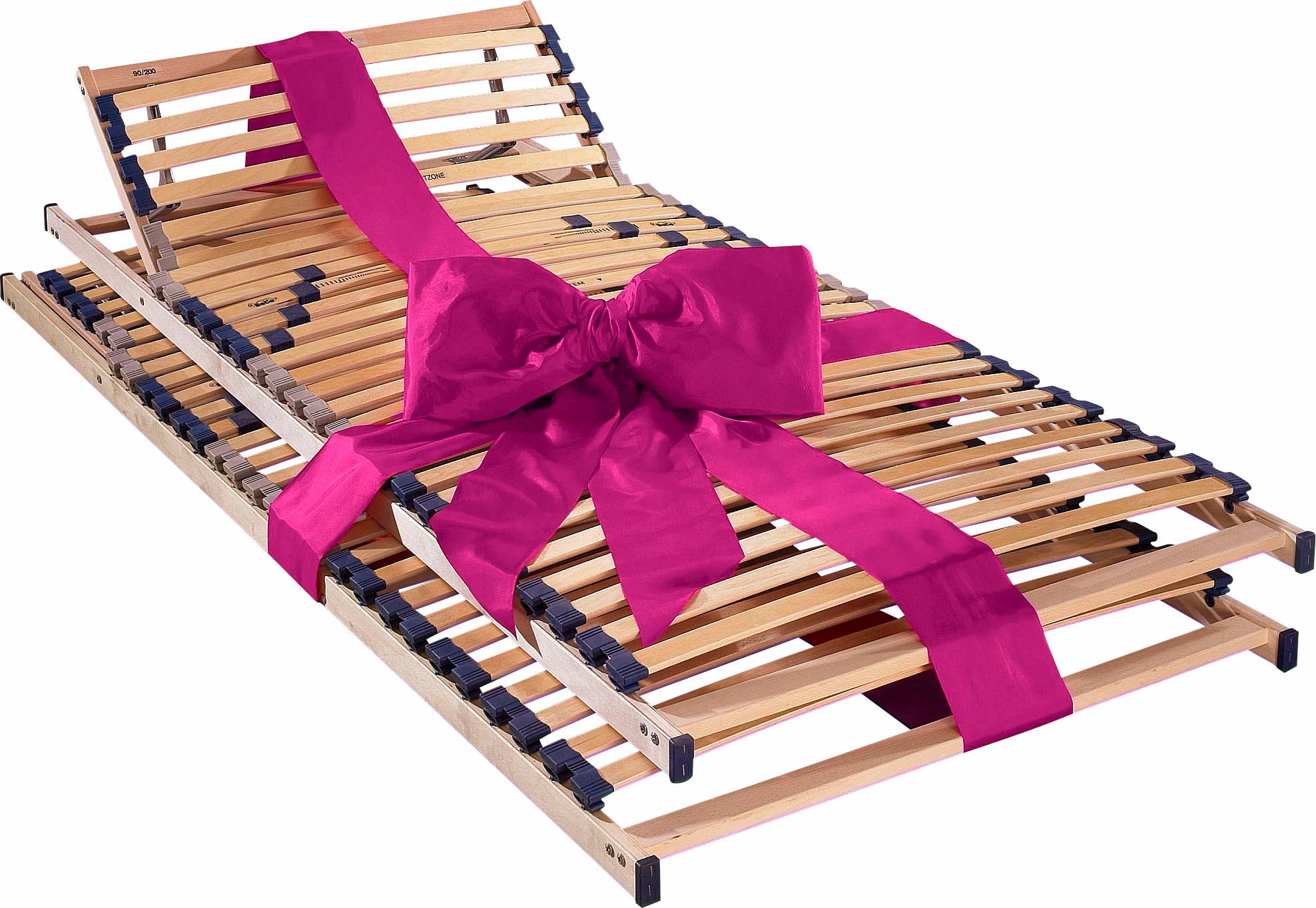 Lattenrost BECO, B:80cm H:7,5cm L:200cm, braun, Lattenroste, "Noxus Flex K", mit Härteverstellung