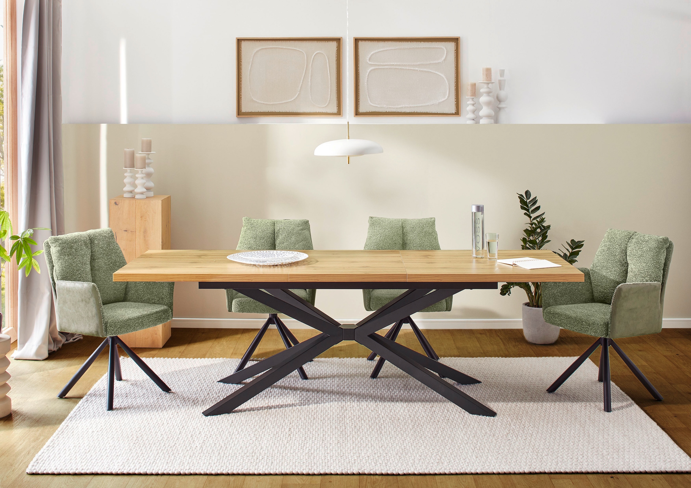 Jockenhöfer Gruppe Esstisch »Liberty« Einhand-Butterfly-Ausziehtechnik (180-240 cm), melaminbeschichtet