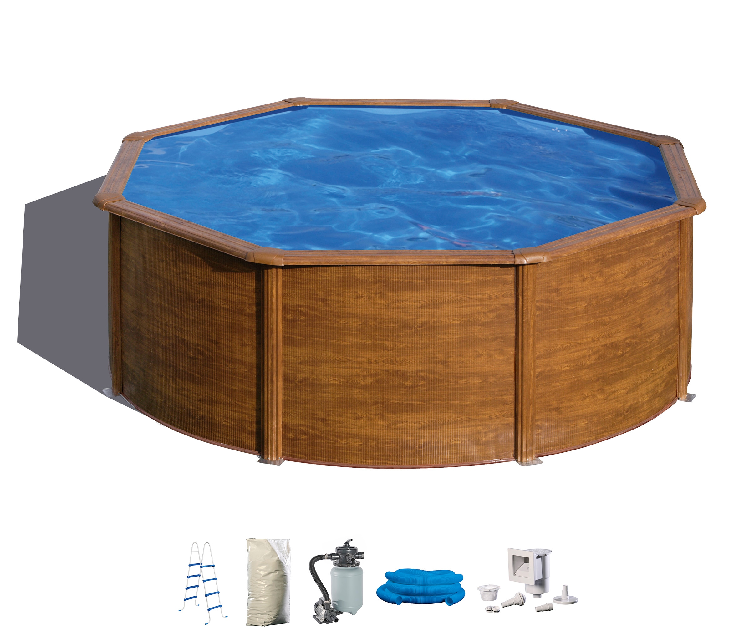my POOL BWT Rundpool in moderner Holzoptik, verschiedene Größen günstig online kaufen