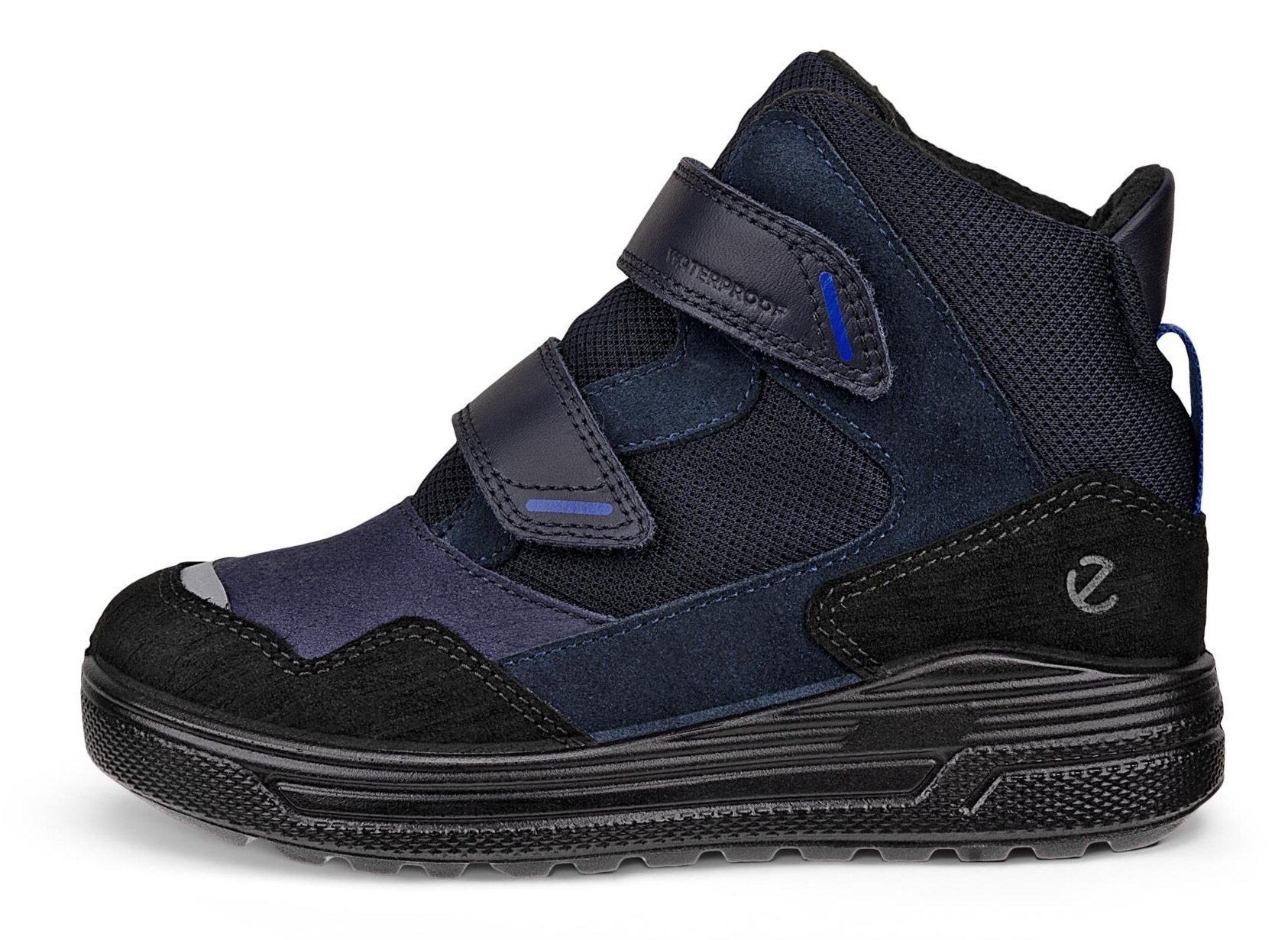 ECCO Urban Snowboarder Bottes d'Hiver Fille Noir/Bleu Taille 31 3