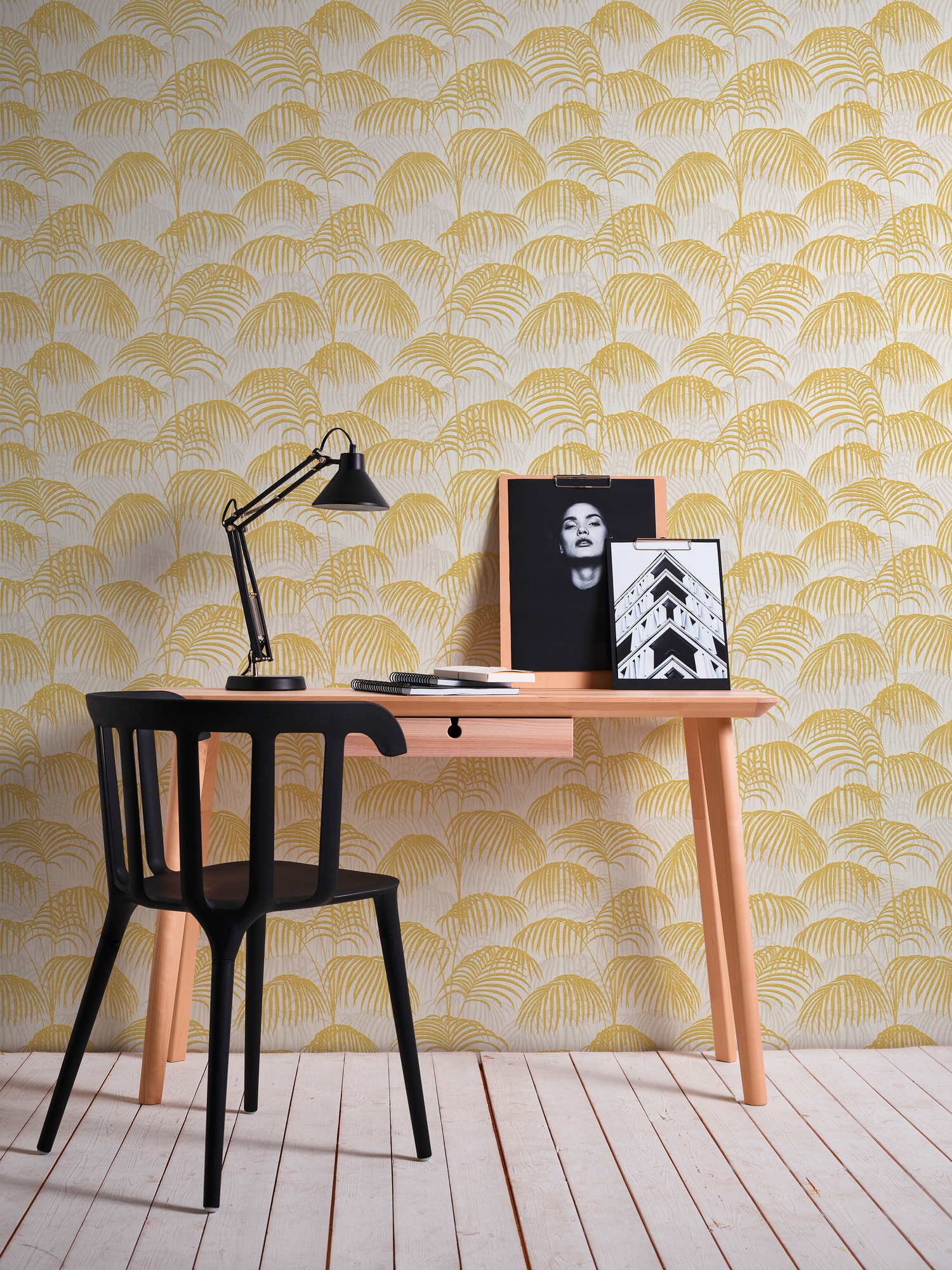 Architects Paper Textiltapete »Tessuto«, botanisch-floral-Motiv, Dschungeltapete Tapete Palmen Tapeten Wohnzimmer Schlafzimmer Küche