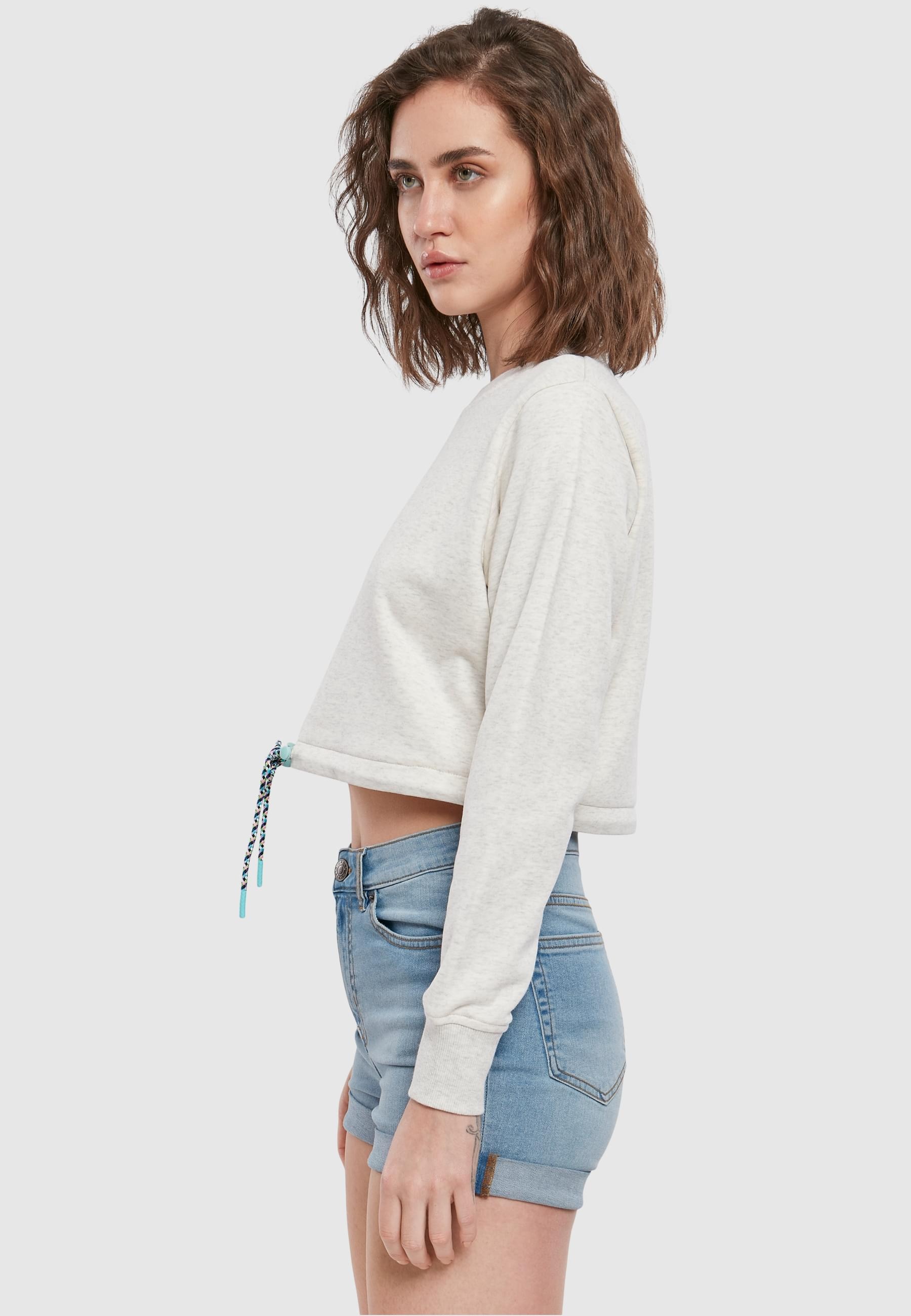 URBAN CLASSICS Sweatshirt »Urban Classics Damen Ladies Oversized Cropped Crewneck«, (1 tlg.)
