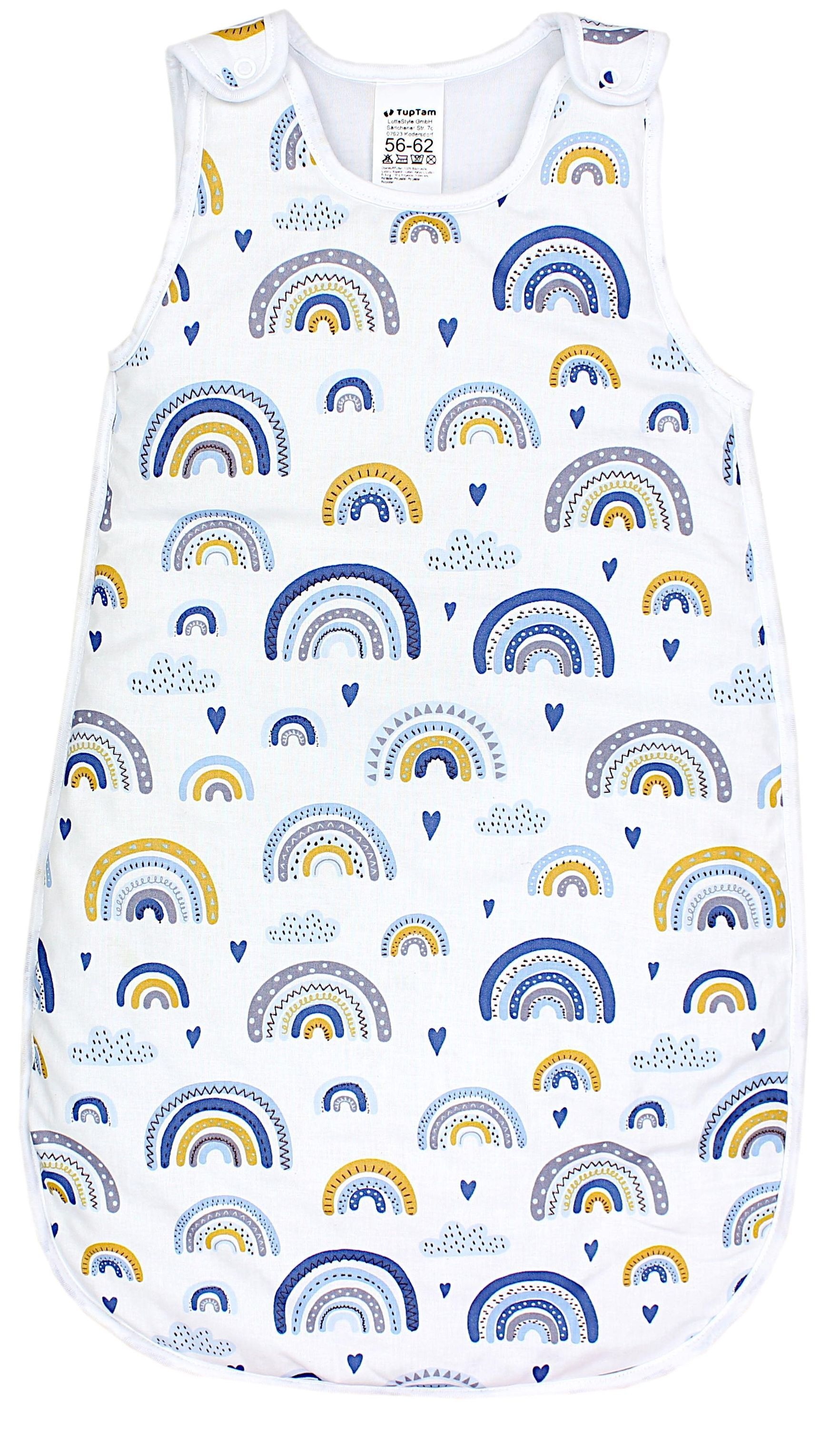 TUPTAM Babyschlafsack "Kugelschlafsack Baby Ganzjahres Schlafsack Wattiert", L: 74cm, gelb, Schlafsäcke