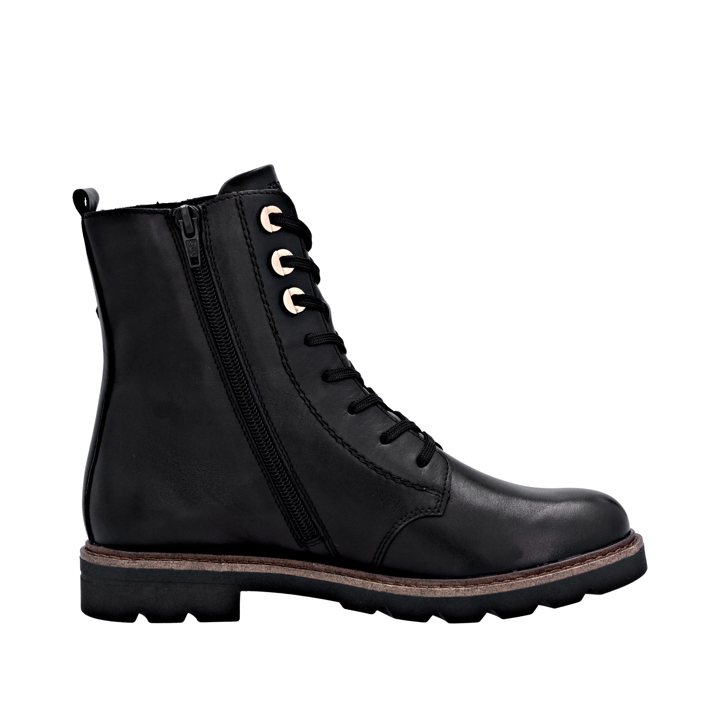 Remonte Schnürstiefelette, Schnürboots, Casual-Stiefelette, Blockabsatz, mit großer Zierschließe