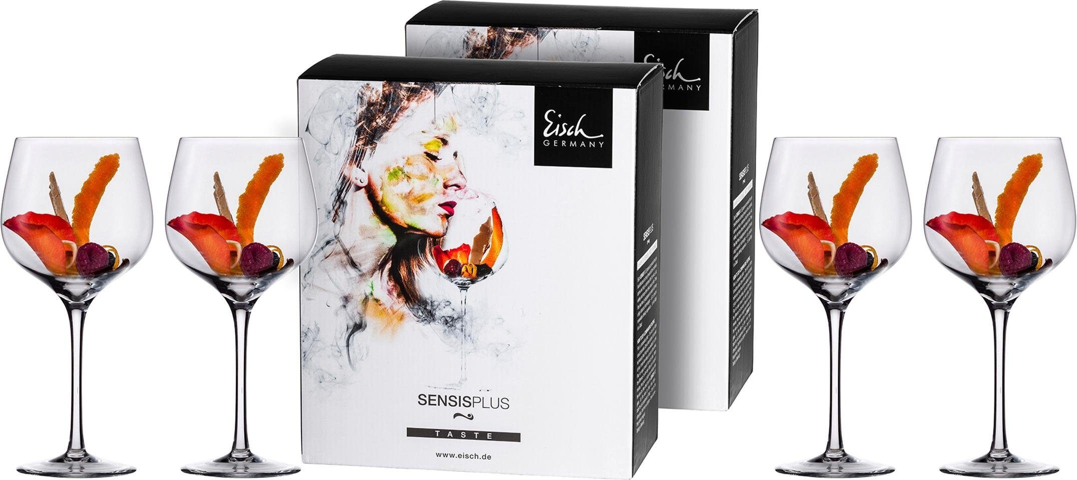 Eisch Germany Rotweinglas »Superior SensisPlus«, (Set, 4 tlg.), (Burgunderglas), bleifrei, 680 ml, 4-teilig