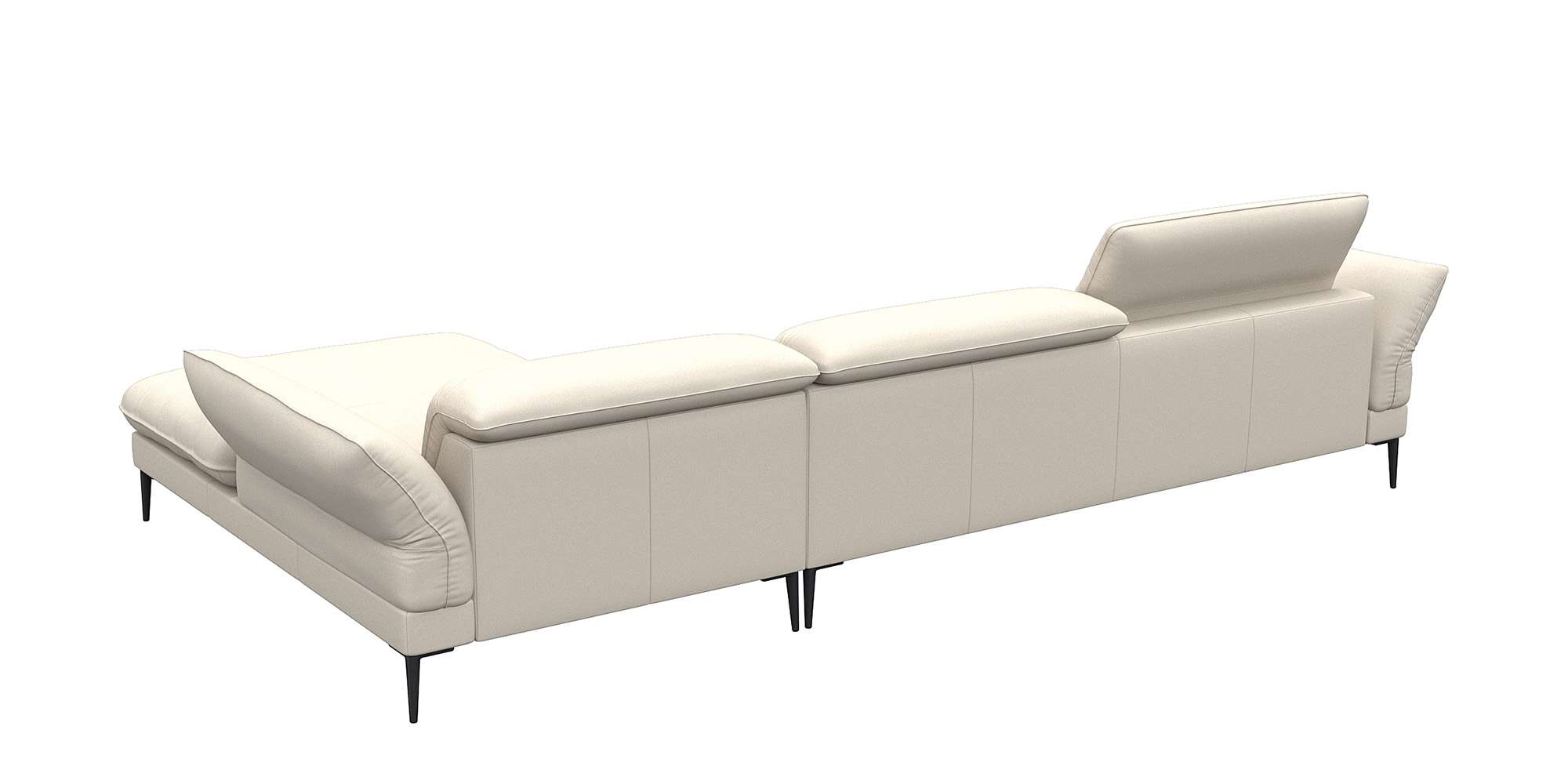 Thumbnail - FLEXLUX Ecksofa "Salino, Funktionssofa mit Recamiere, Relaxsofa, Ecksofa", Sofa mit Arm- und Kopfteil-Verstellungen, Kal...