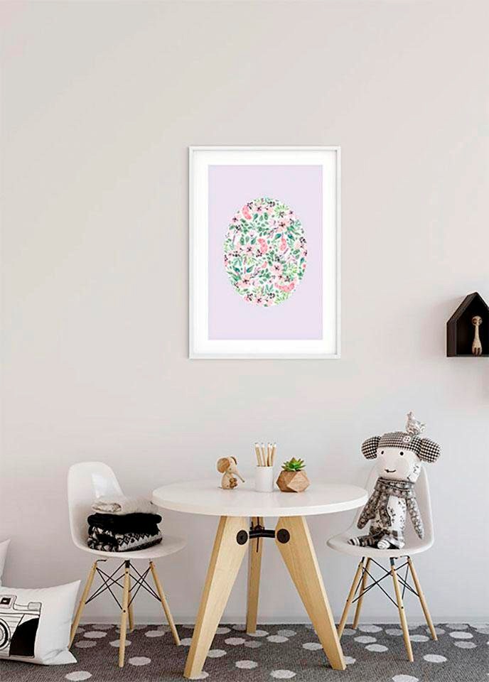 Komar Bild »Shelly Patterns Lavender«, Blumen, (1 St.), Wandbild zur Dekoration - ohne Rahmen