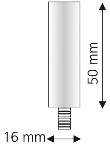 Liedeco Deckenträgerverlängerung "Power" für Gardinenstangen Ø 20 mm günstig online kaufen