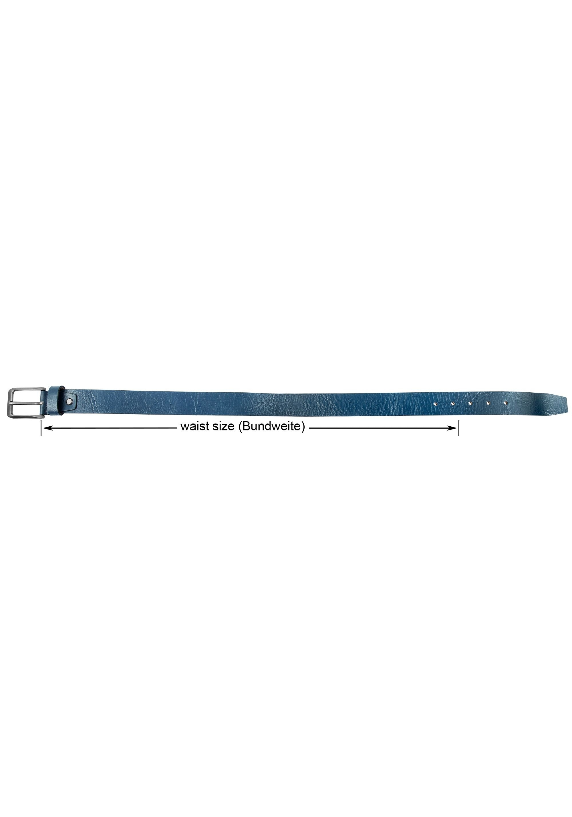 Leonardo Verrelli Ledergürtel »85 cm - 125 cm (Bundweite) in Blau aus 100% Echtleder, kürzbar«