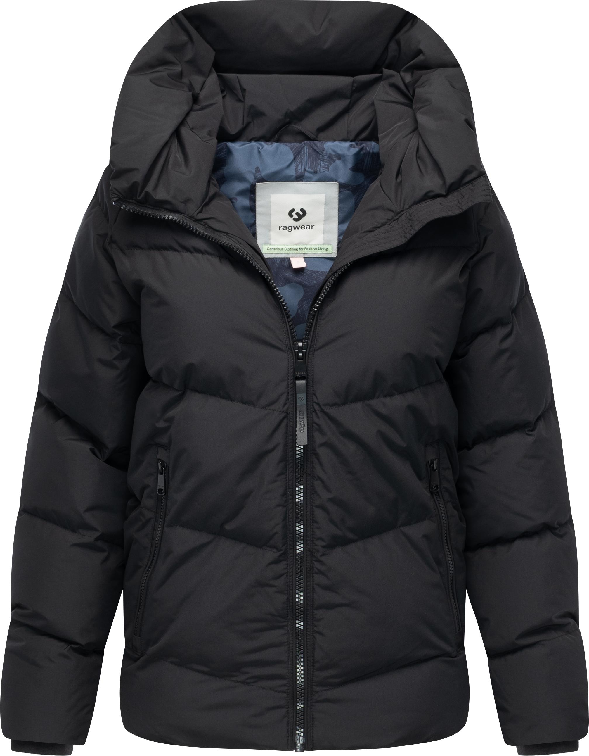 Ragwear Steppjacke "Cessi" mit Kapuze Wasserdichte Damen Winterjacke mit großer Kapuze