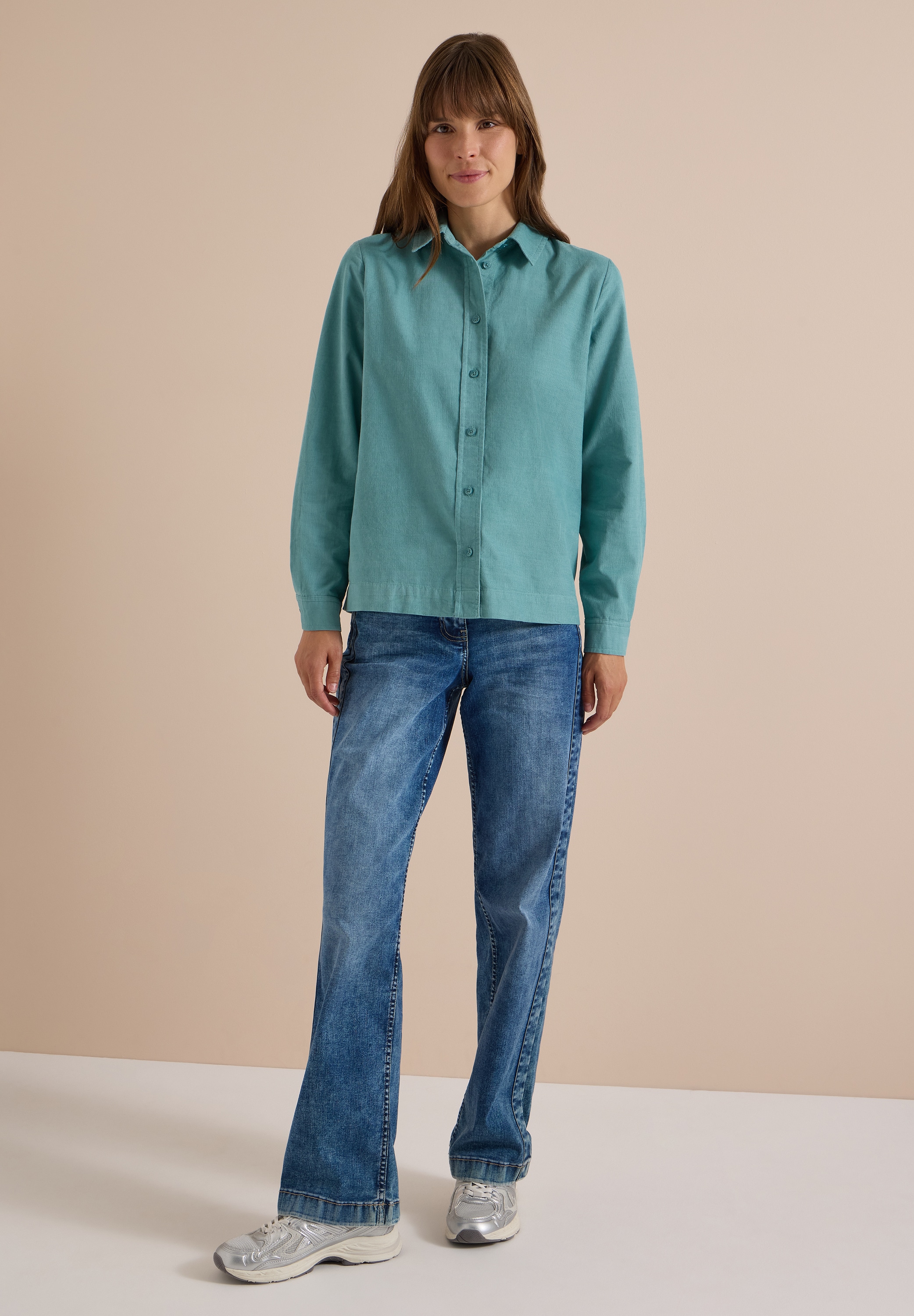 Cecil Hemdbluse in Cord-Optik