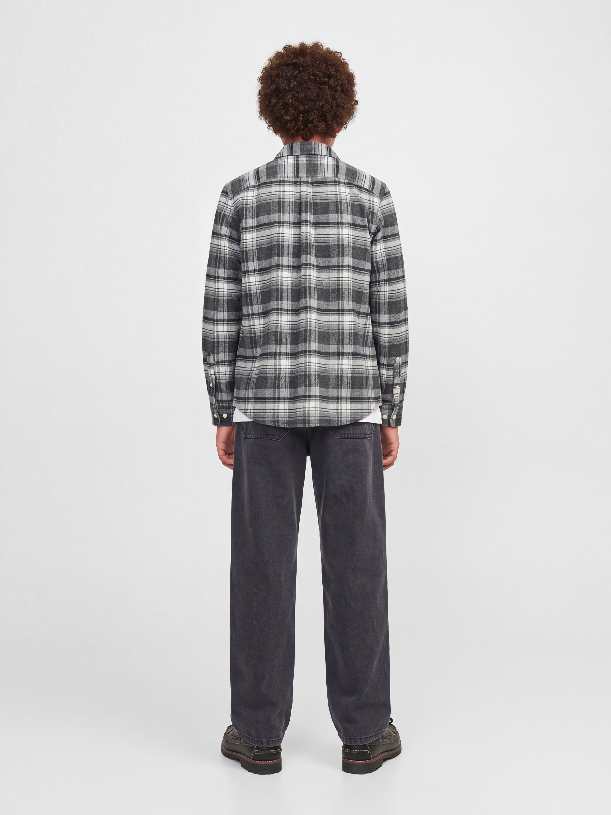 Jack & Jones Junior Langarmhemd »JPRBLUSTANLEY FLANNEL L/S SHIRT BF JNR« Baumwolle, normal geschnitten