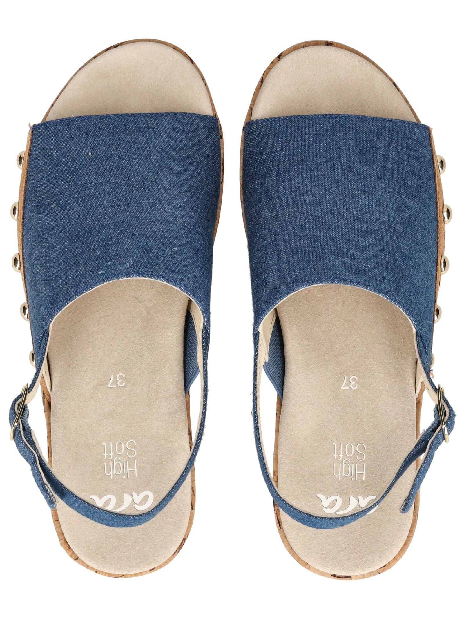 Ara Keilsandalette »Ara Sandalen Leder/Textil«