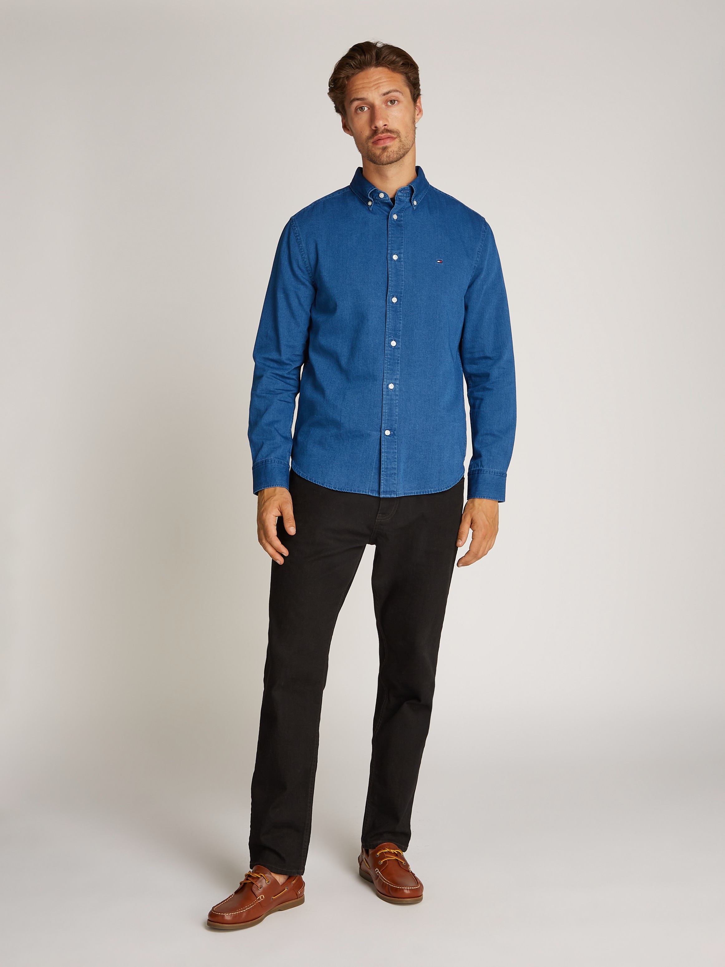 Tommy Hilfiger Jeanshemd »CHAMBRAY RF SHIRT«