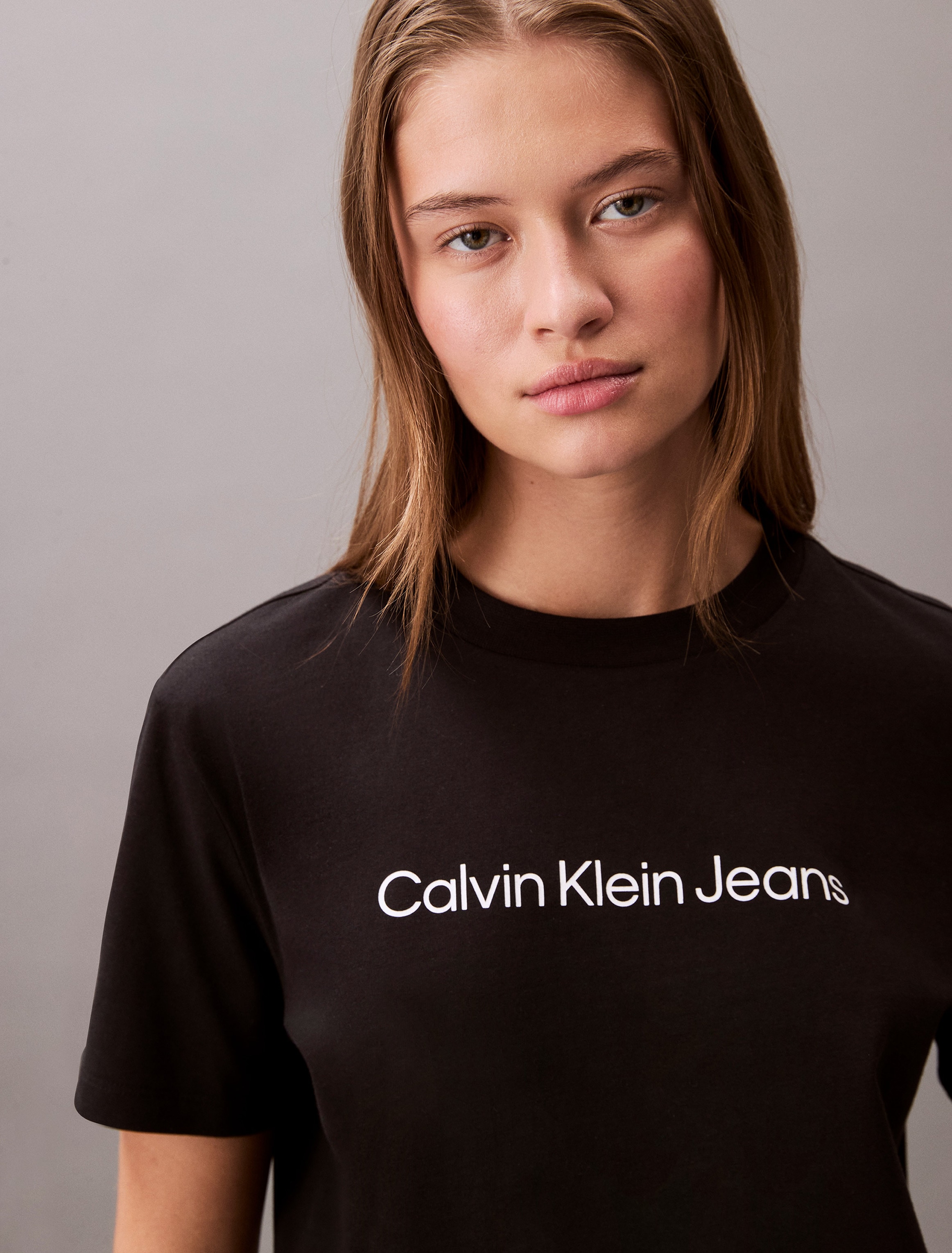 Calvin Klein Jeans T-Shirt »A- INST. LOGO CLASSIC TEE SS«, mit Logoschriftzug
