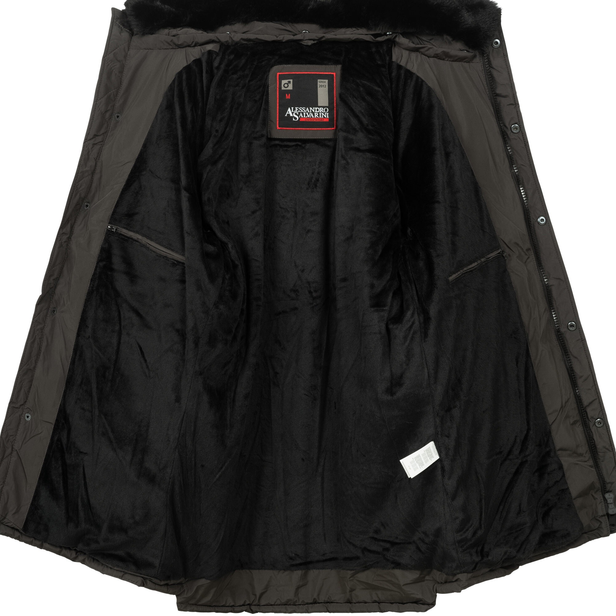 Alessandro Salvarini Winterjacke »ASVenico«, mit Teddyfelleinsatz