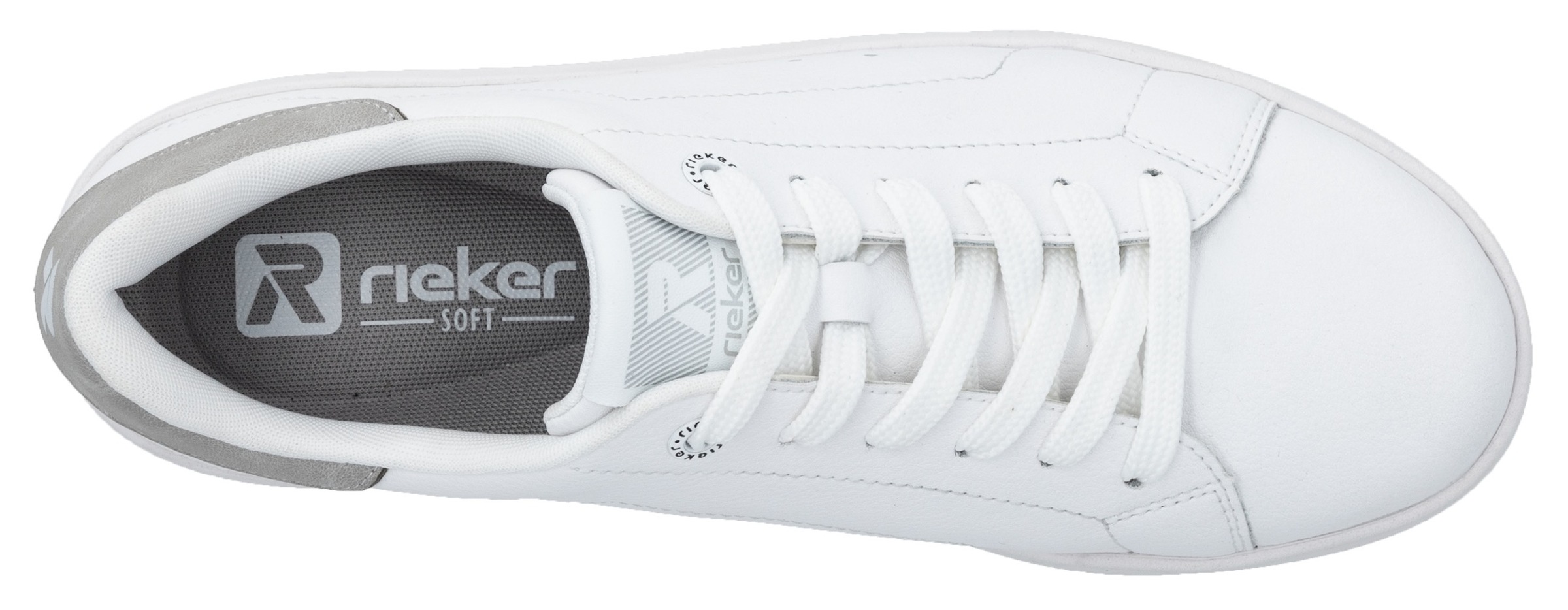 RIEKER Sport Sneaker in monochromer Optik, Freizeitschuh, Halbschuh, Schnür günstig online kaufen