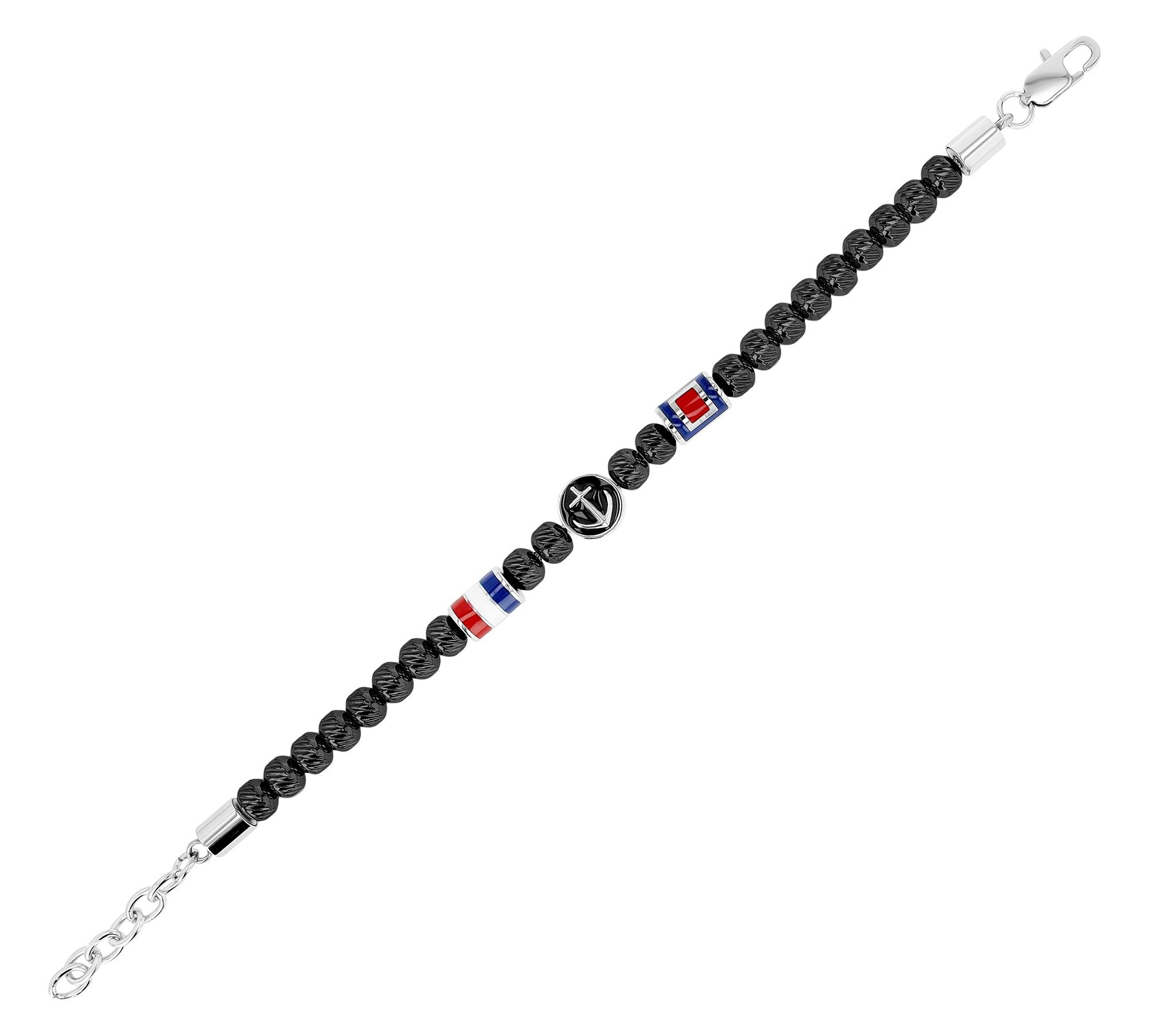 Adelia´s Gliederarmband »Unisex Armband – Kugelarmband aus Edelstahl 18,5 cm« Zum Verschenken – passend für viele Anlässe