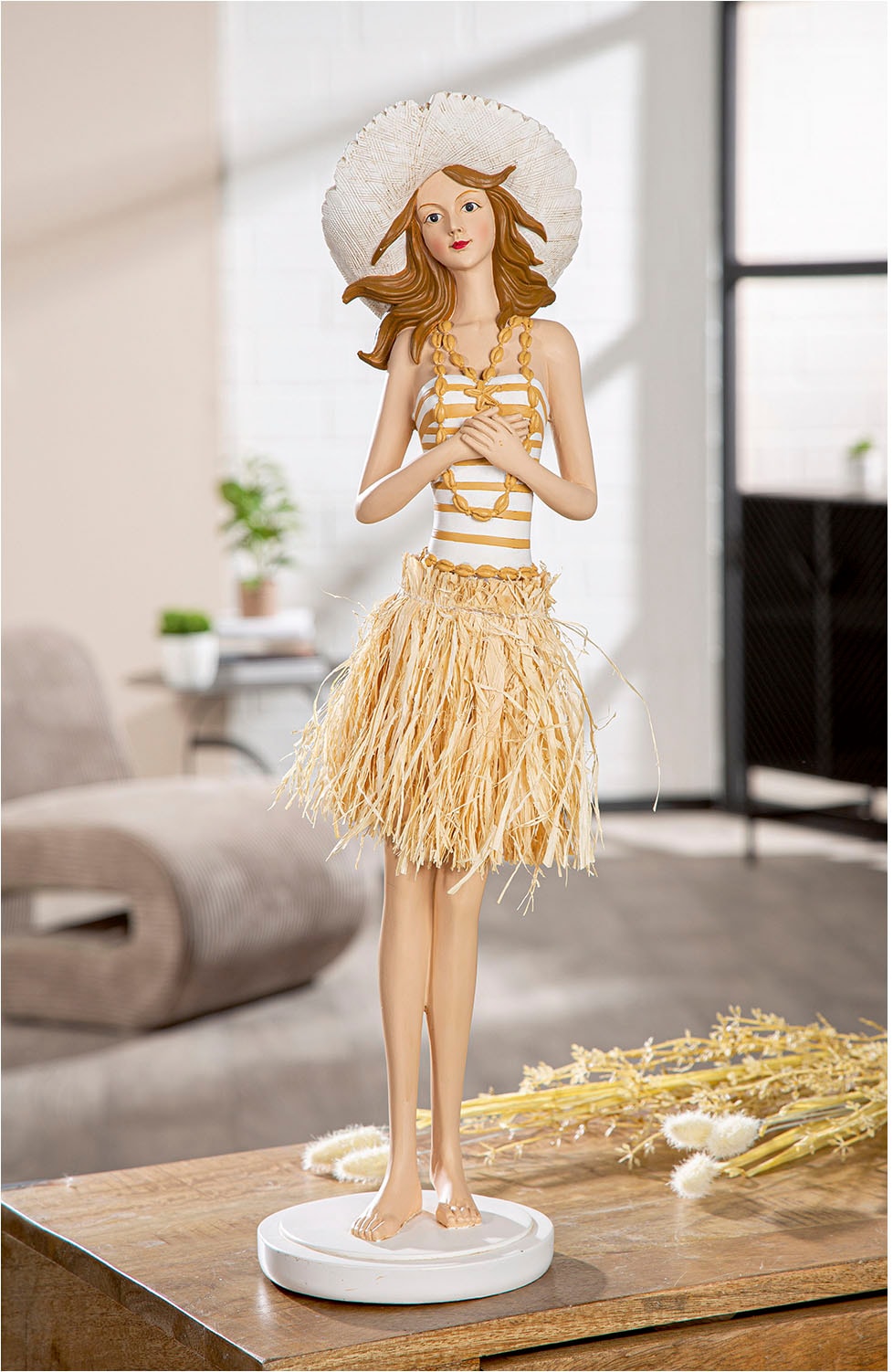 GILDE Dekofigur »Figur Frau Suzanne creme; weiß«