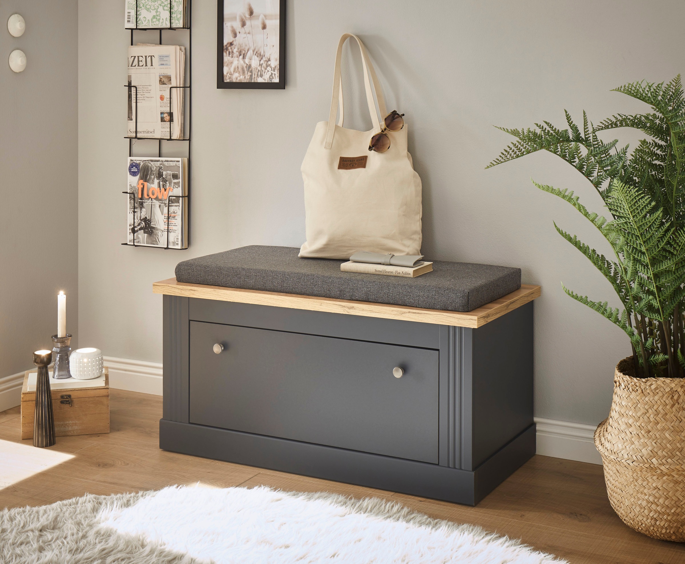 Home affaire Sitzbank "WESTMINSTER TOPSELLER" Breite ca. 92 cm, inkl. Sitzk günstig online kaufen