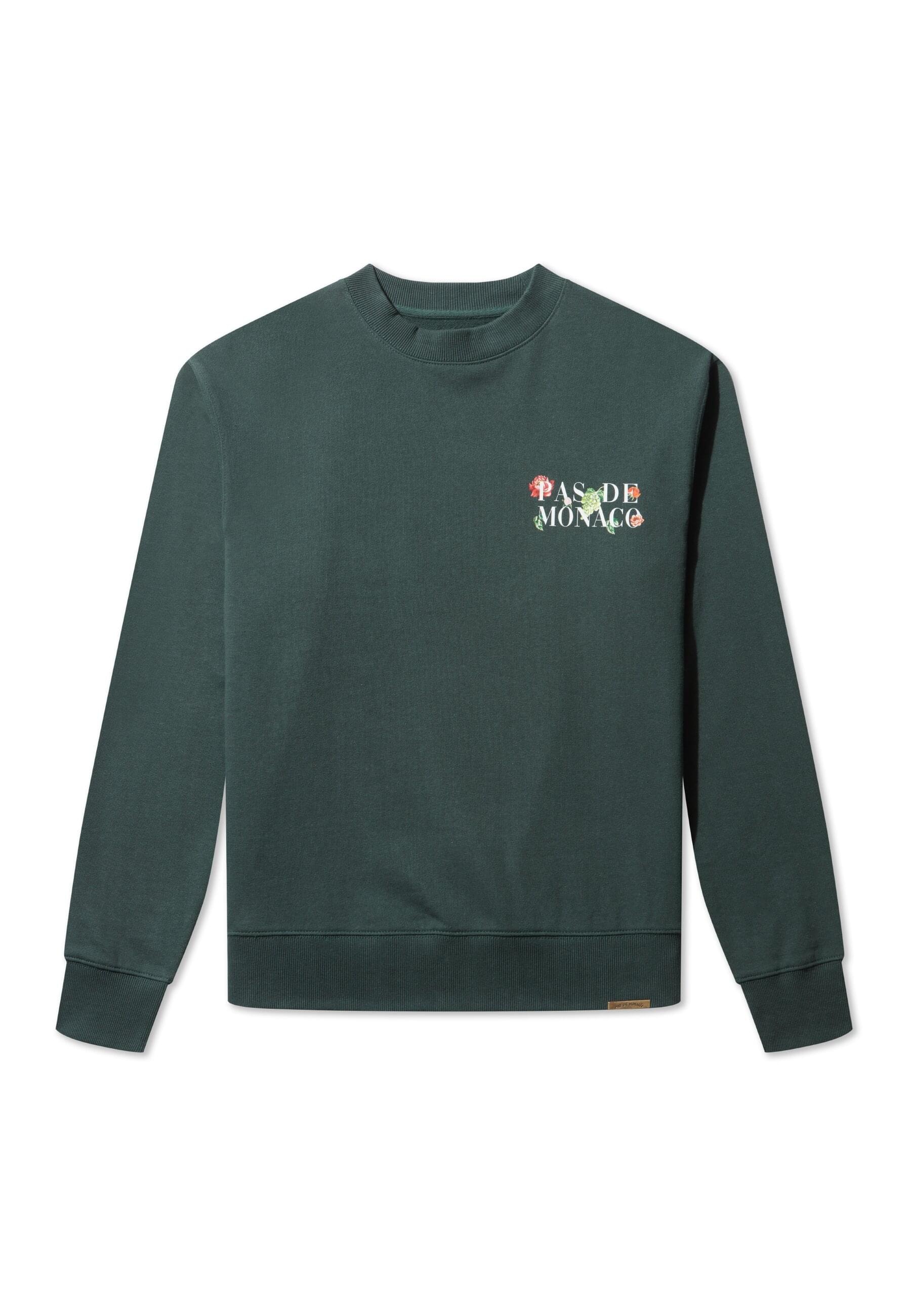 Pas De Monaco Rundhalspullover "Pas De Monaco FLORALE-S SWEATSHIRT", (1 tlg günstig online kaufen