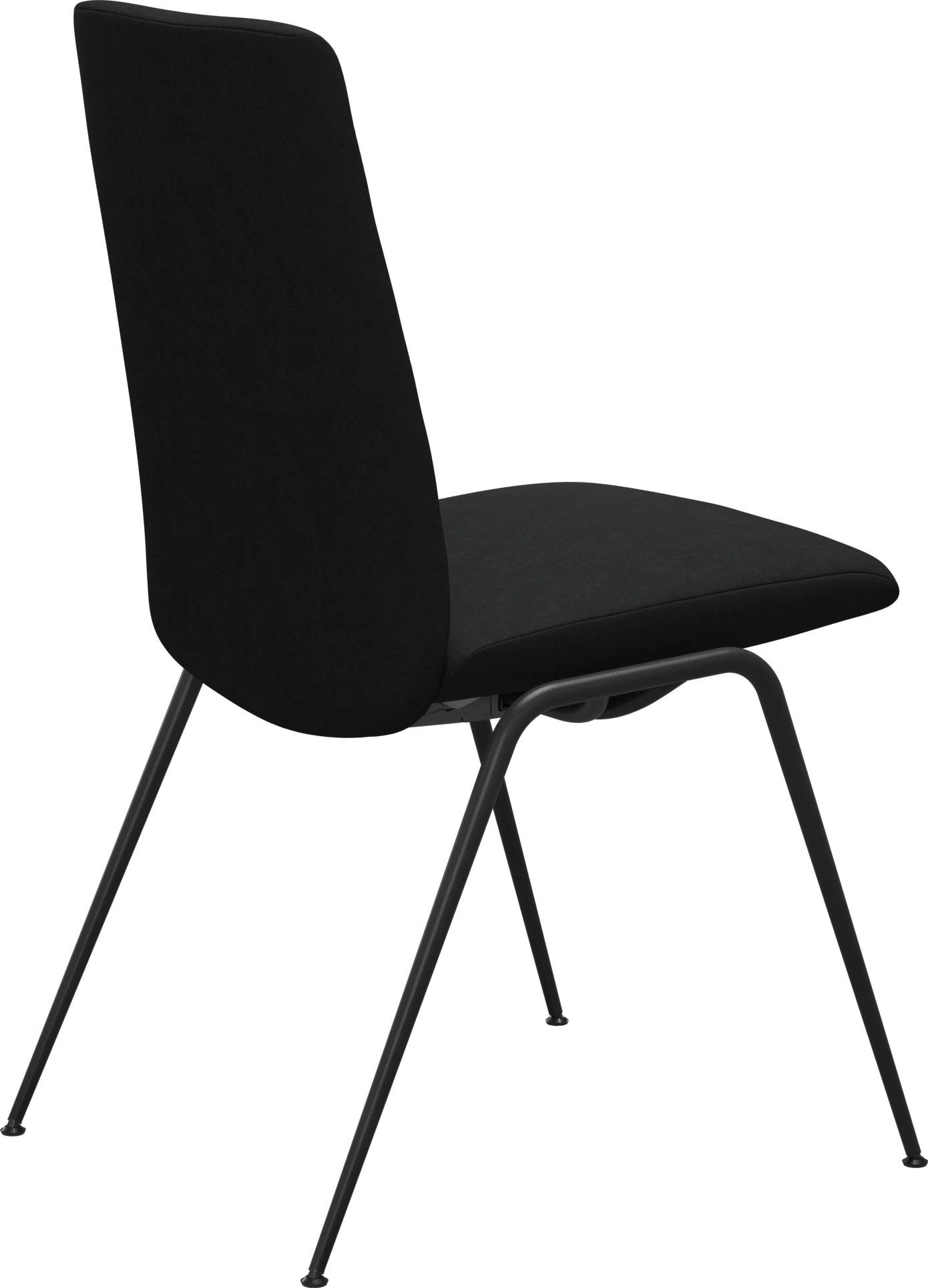 Stressless® Polsterstuhl »Laurel«, Microfaser DINAMICA, Low Back, Größe M, mit Beinen aus Stahl in Schwarz matt