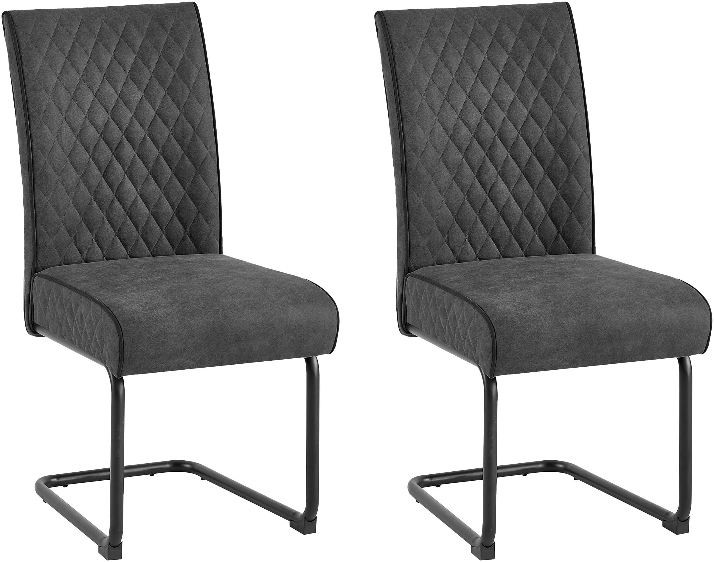 byLIVING Freischwinger "Maria-XXL 2er-Set", (Set), 2 St., Microfaser VINTAG günstig online kaufen