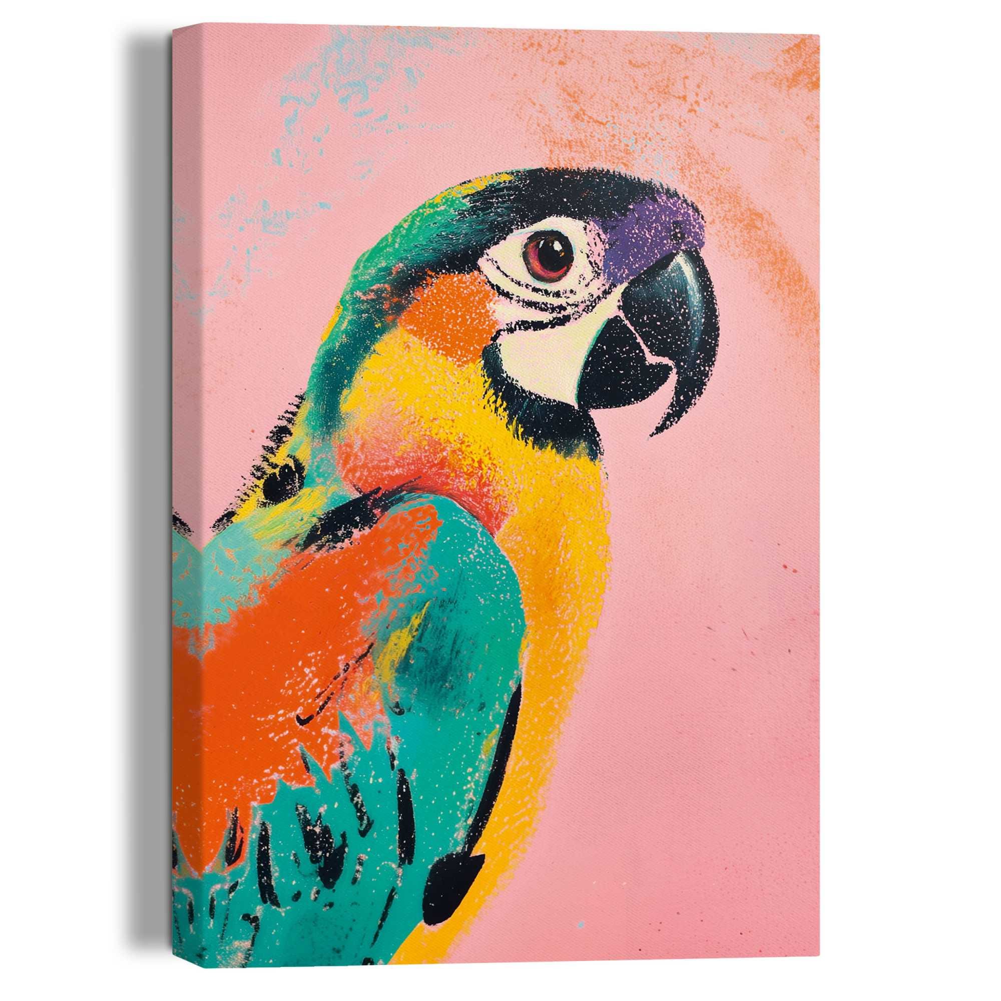Reinders Leinwandbild "Coloured Parrot" günstig online kaufen