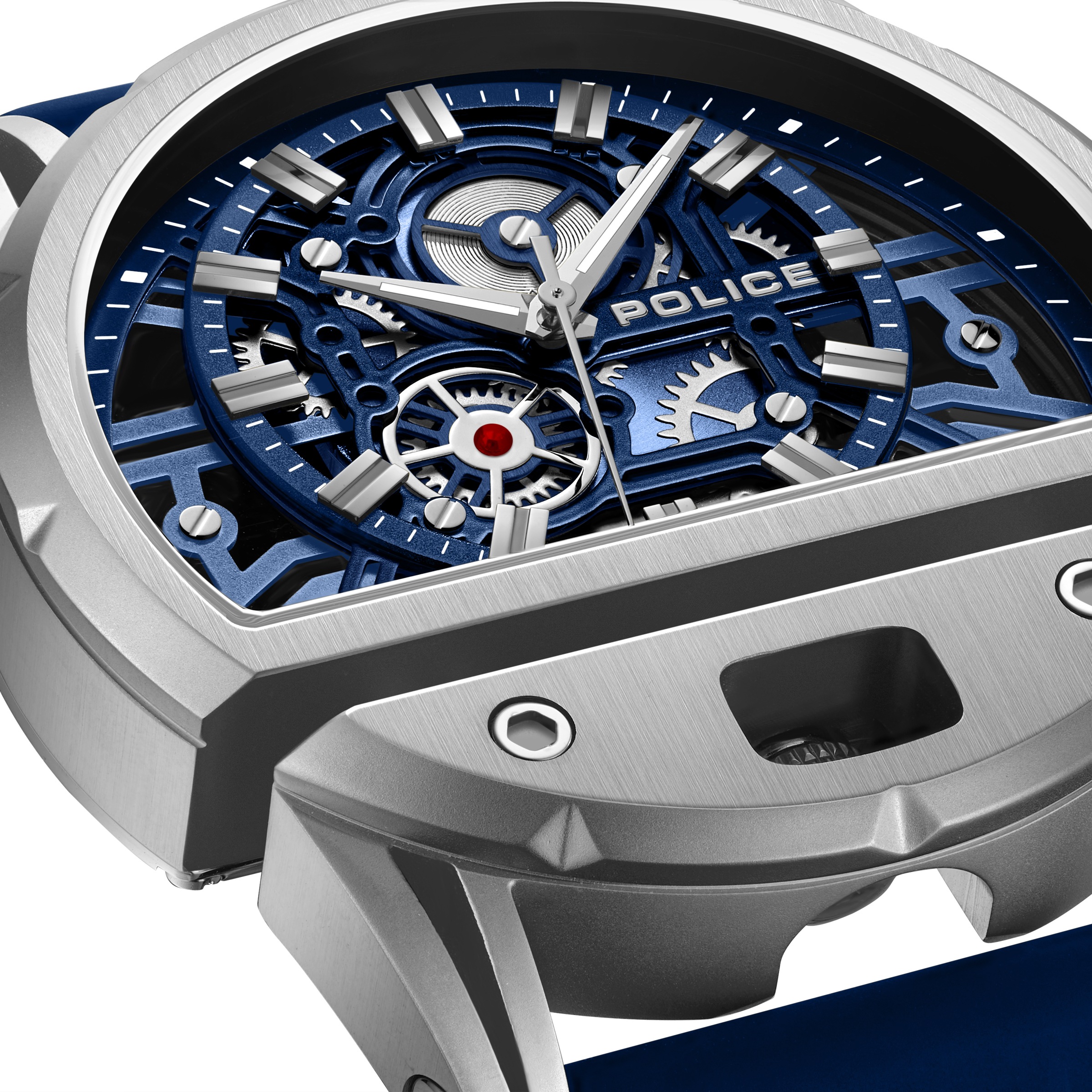 Police Quarzuhr »Daintreee« Armbanduhr, Herrenuhr, Lederarmband, analog