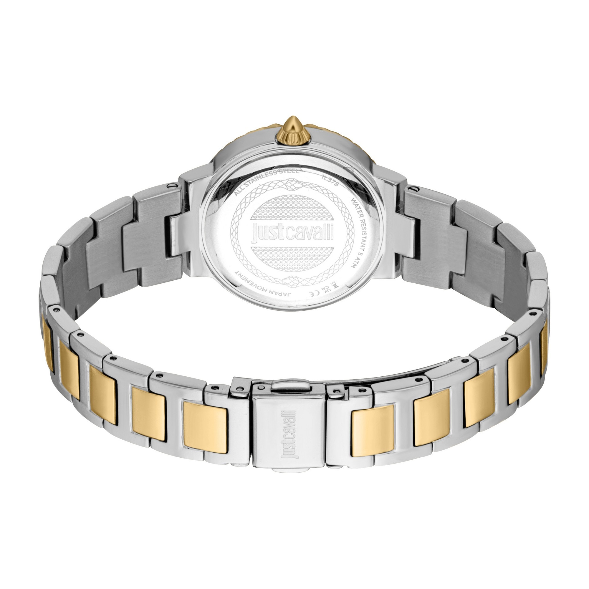 Just Cavalli Time Quarzuhr »Primavera«, (Set, 2 tlg., mit Armband), Armbanduhr, Damenuhr, Edelstahlarmband, Ideal auch als Geschenk