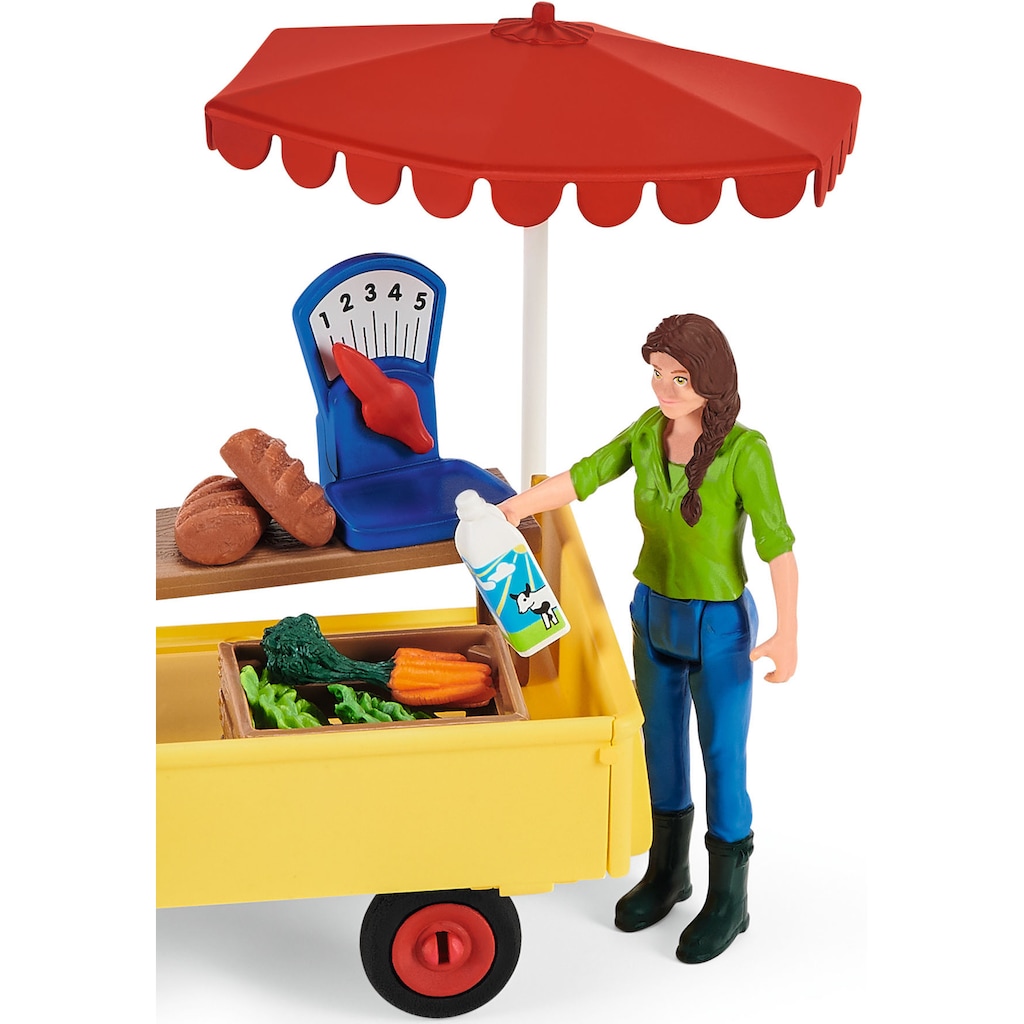 Schleich® Spielwelt »FARM WORLD, Mobiler Farm Stand (42528)«