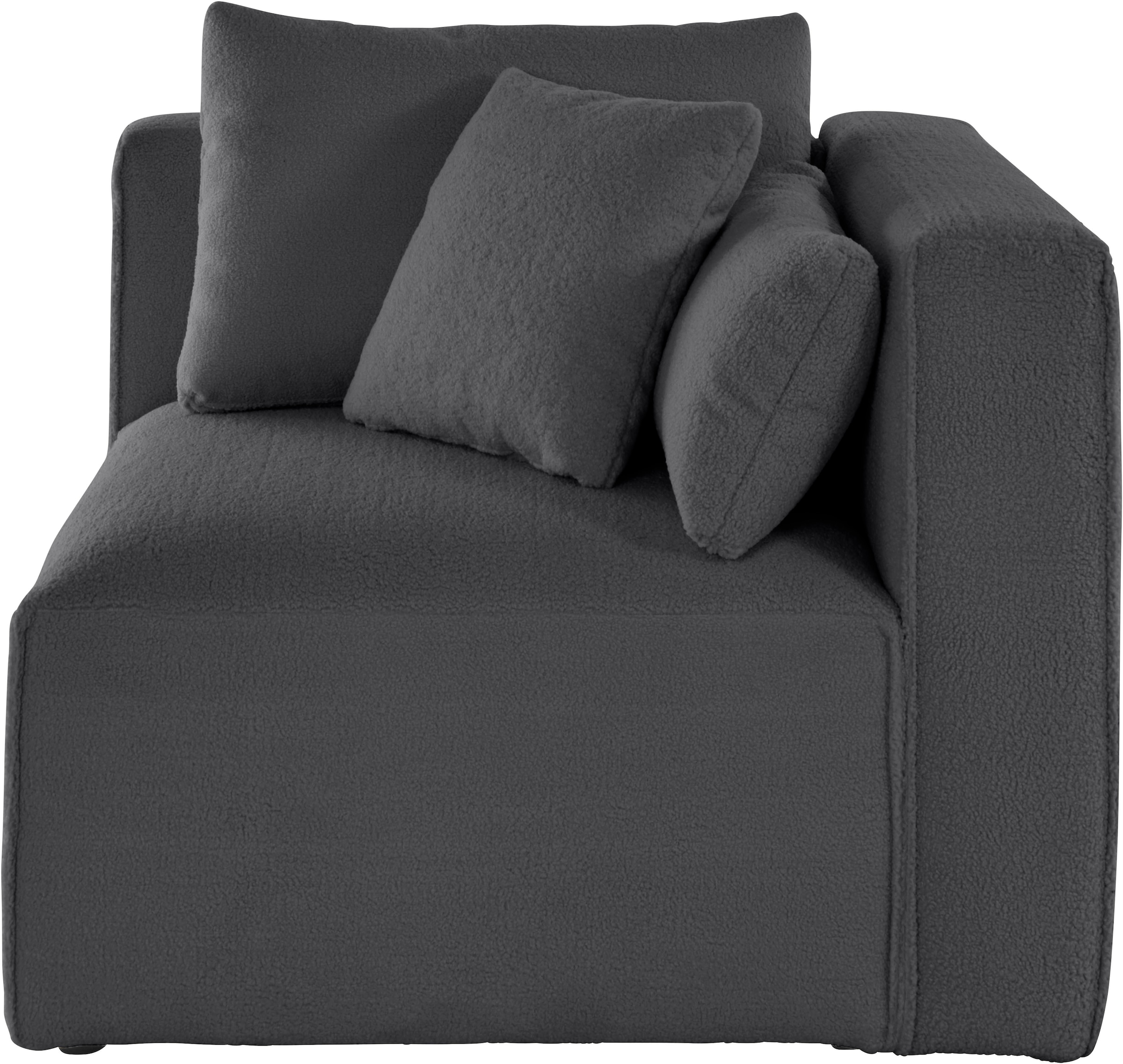 Guido Maria Kretschmer Home&Living Sofa-Eckelement »Comfine«, Modul-Ecke zur indiviuellen Zusammenstellung, in 3 Bezugsvarianten