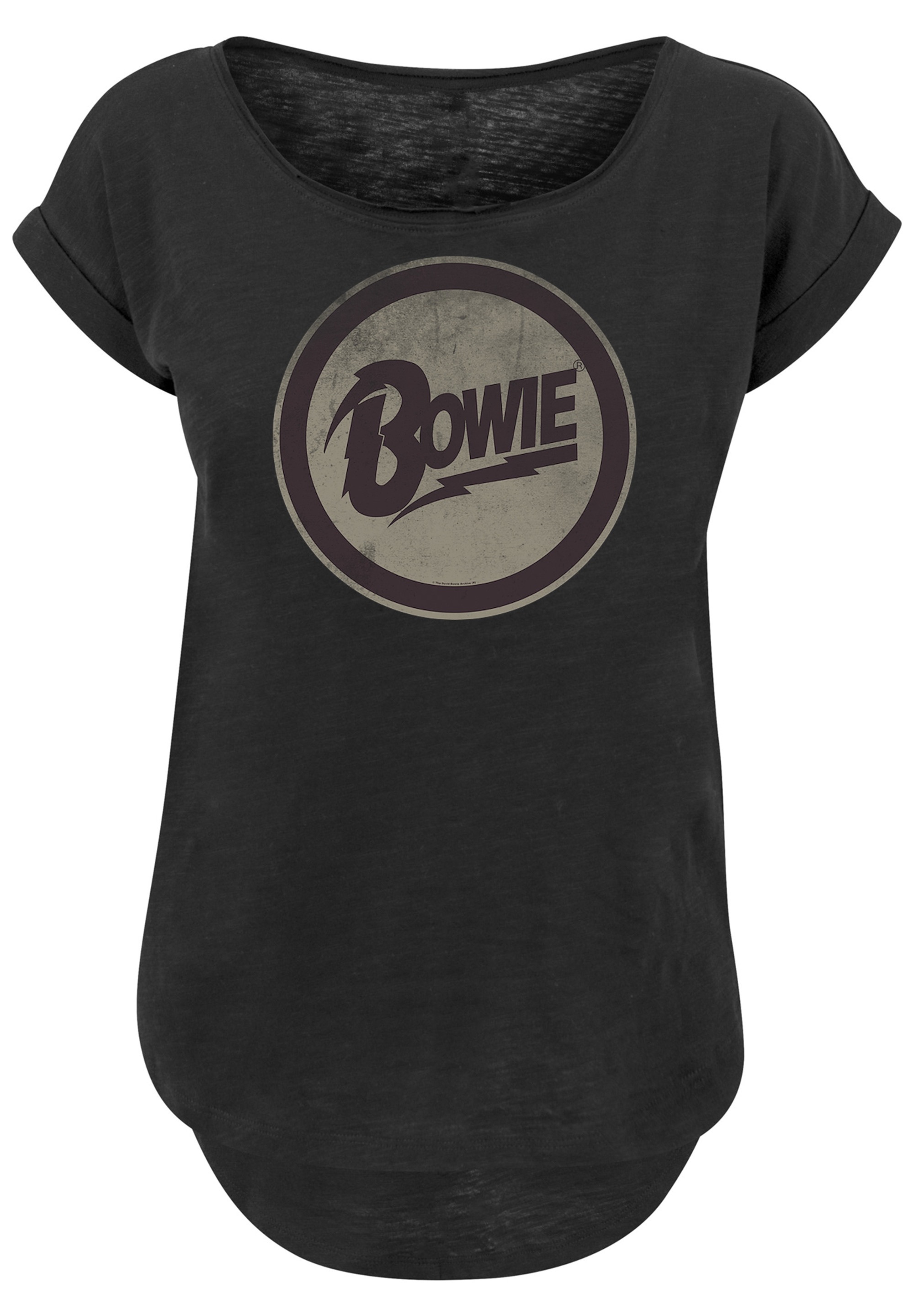F4NT4STIC T-Shirt »David Bowie Logo'«, Print
