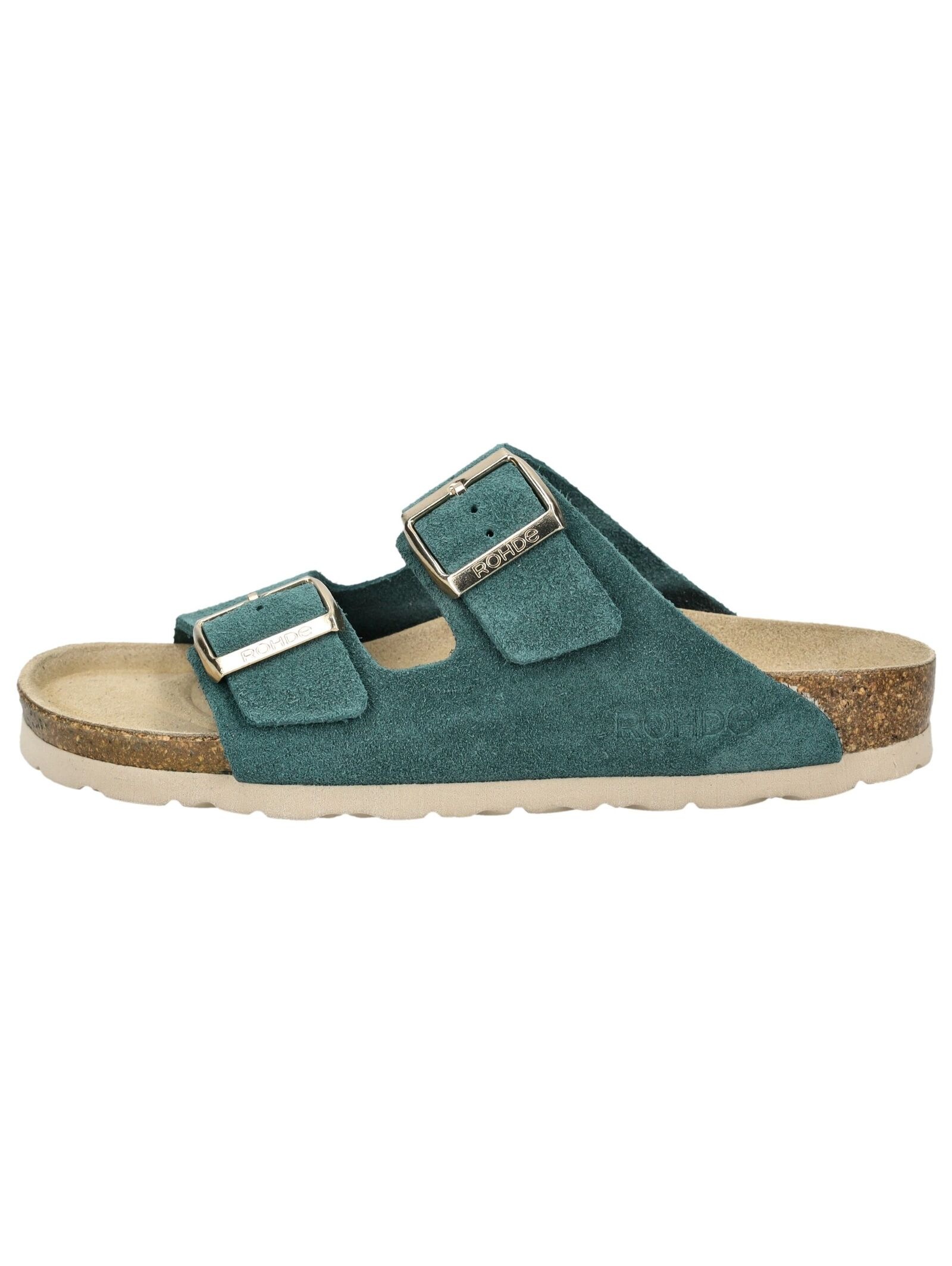 Rohde Hausschuh "Rohde Pantoletten Veloursleder" günstig online kaufen