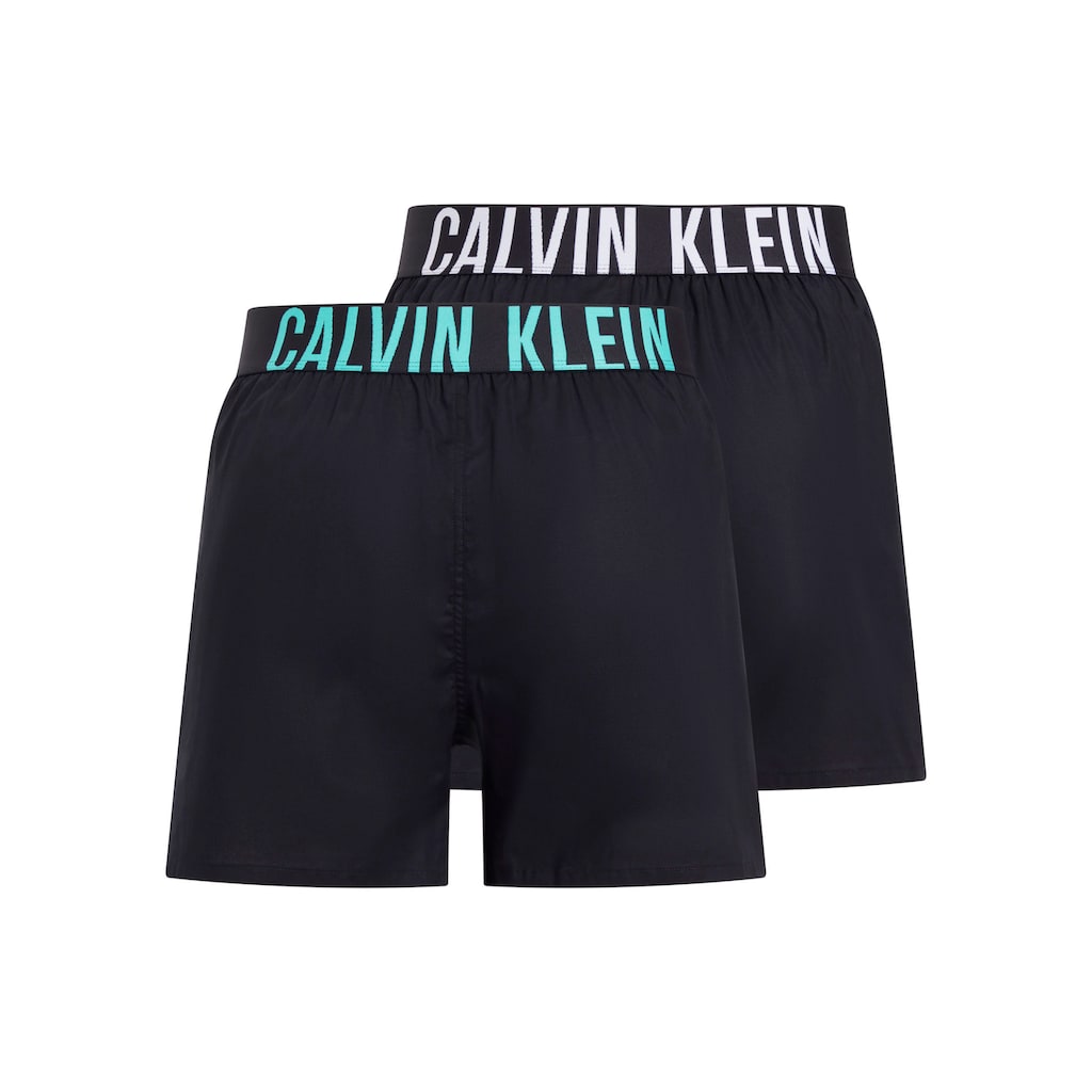 Calvin Klein Underwear Webboxer »BOXER SLIM 2PK«, (Packung, 2 St., 2er)