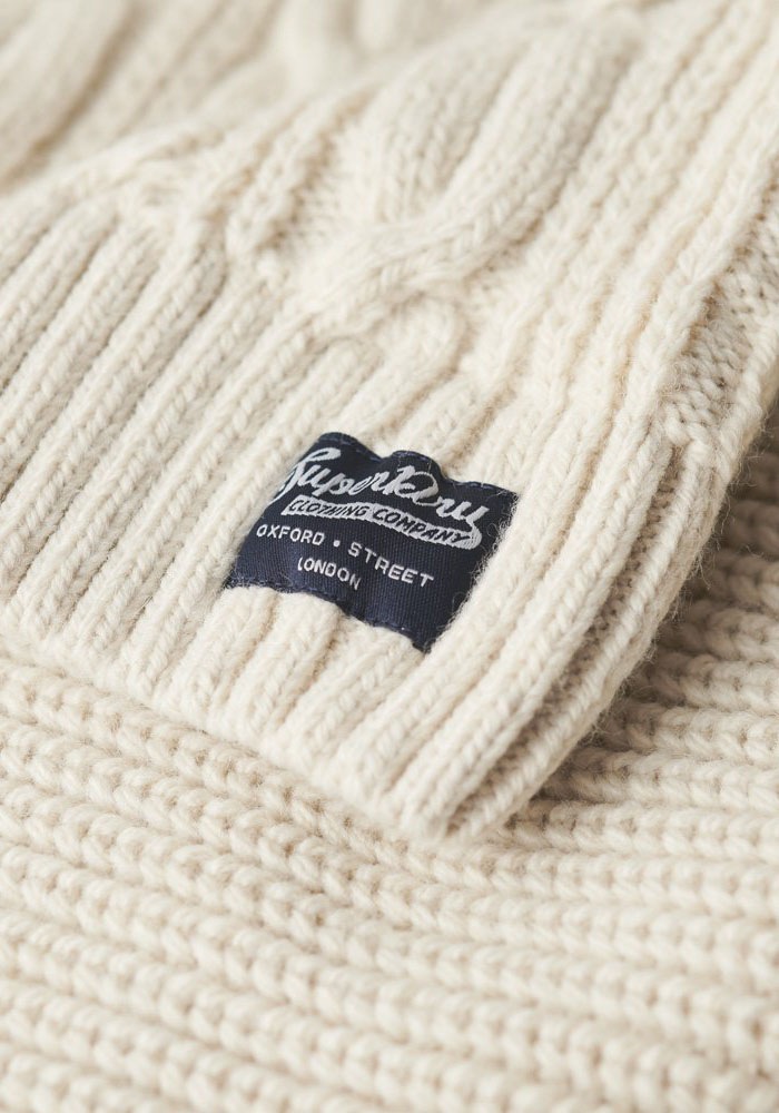 Superdry Strickpullover »Jacob Cable Knit Half Zip«